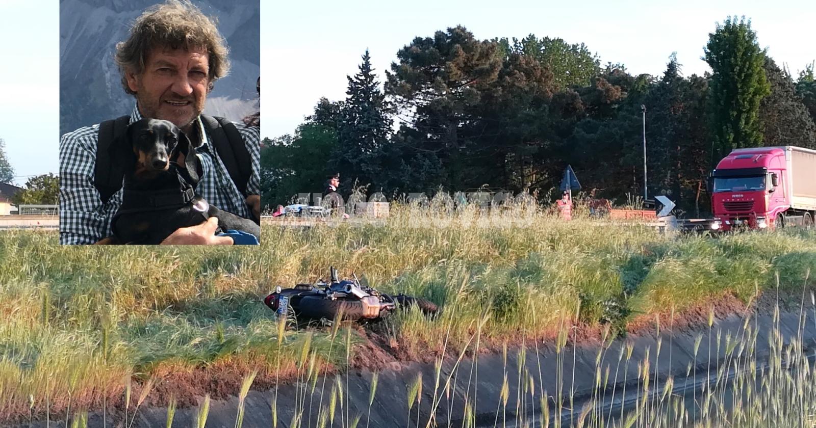 Morto in moto a 59 anni, Porto Viro in lutto