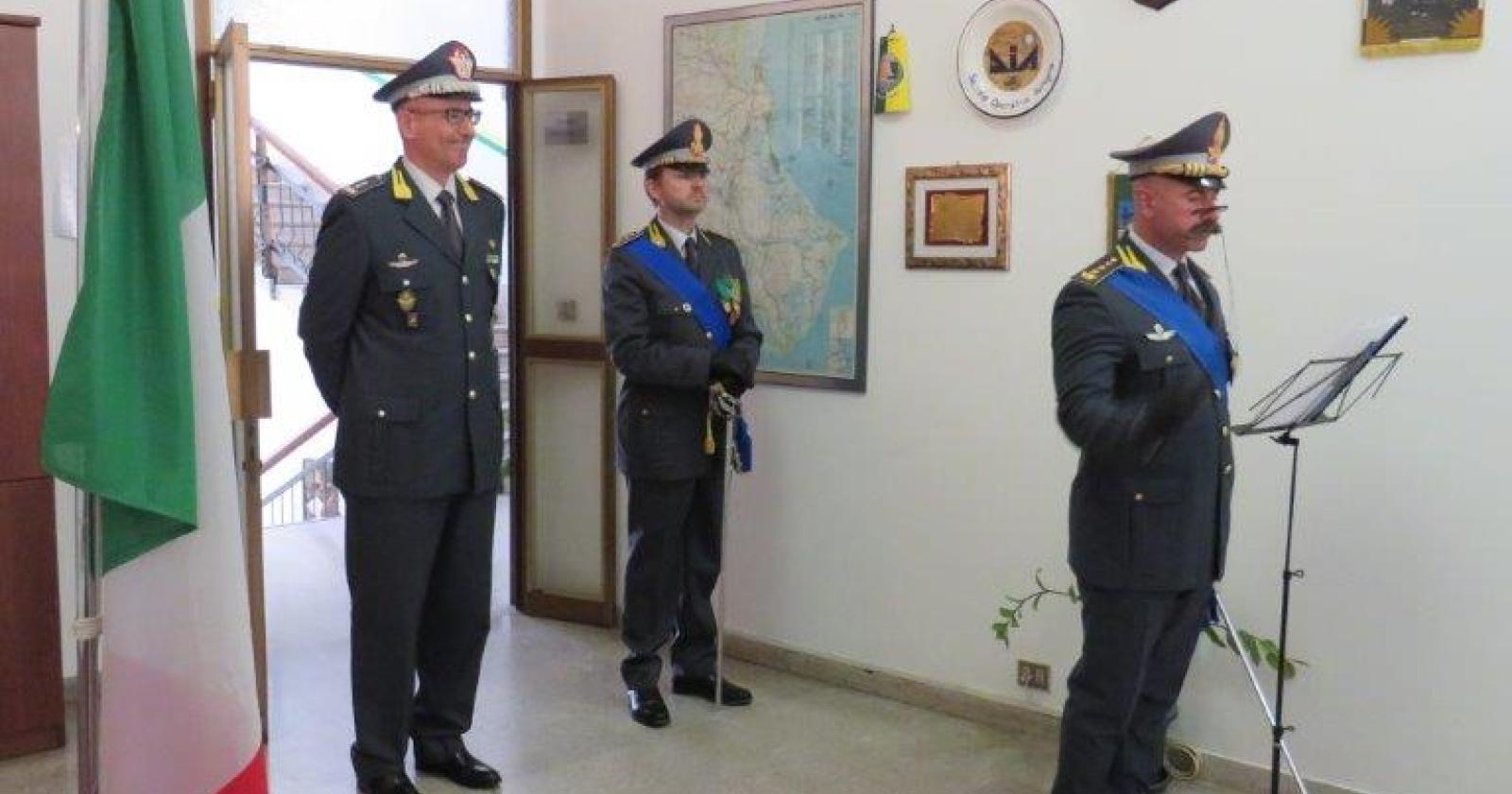 Gdf: passaggio di consegne tra il colonnello Nicola Sibilia e il colonnello Dario Guarino