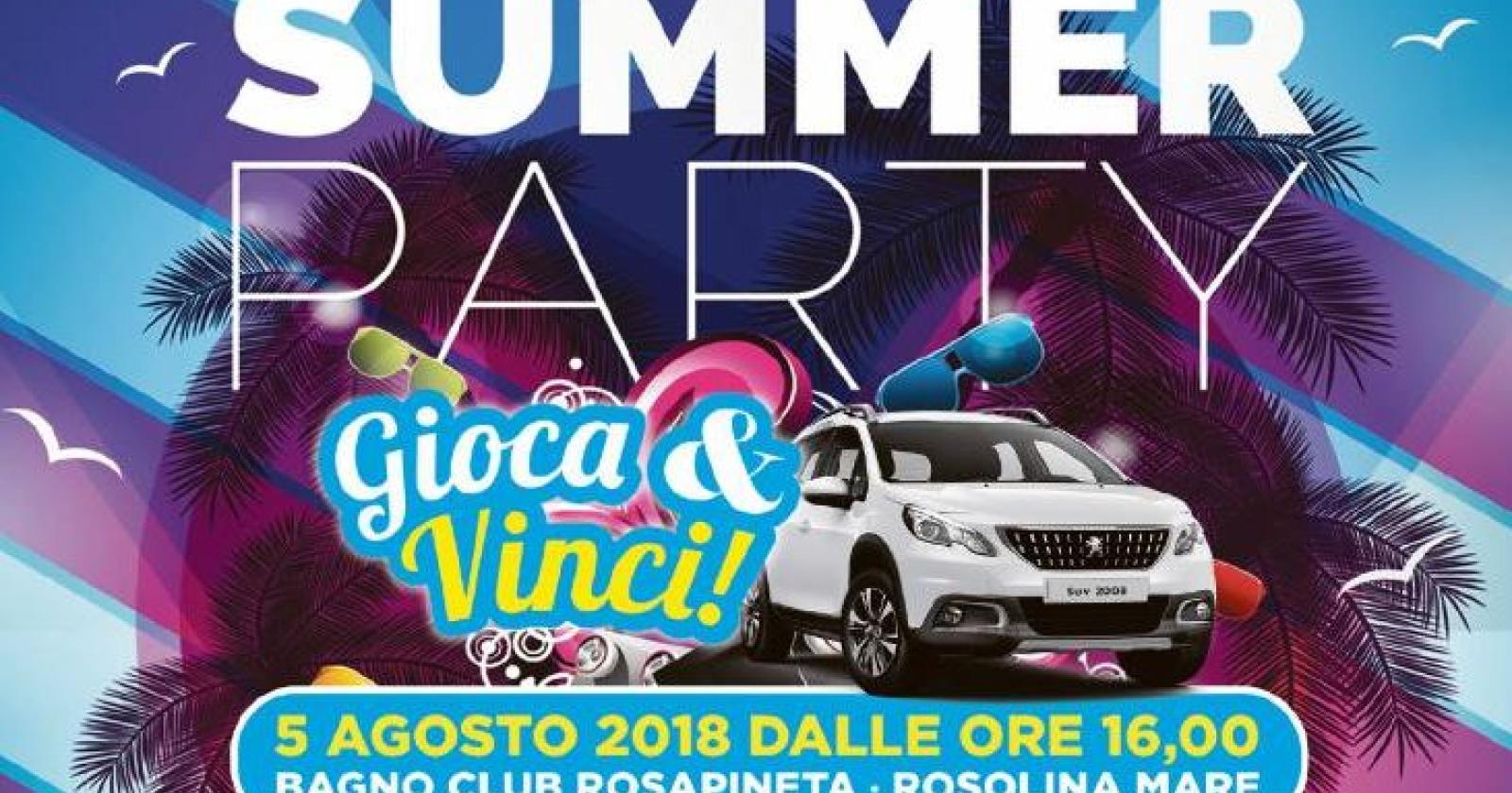 E’ il giorno del Summer Party!
