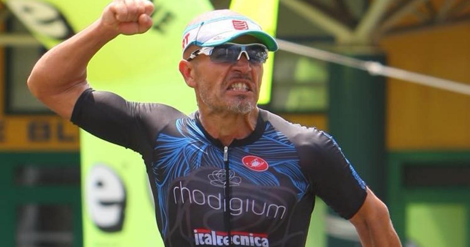 Stefano Bolognese investito da una bici elettrica durante la gara