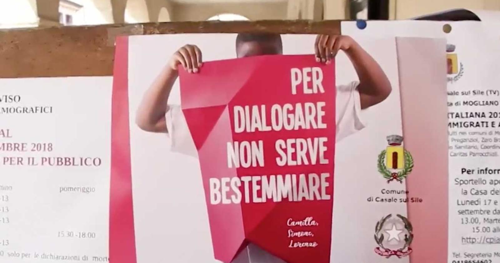 Il comune ai cittadini: "Smettete di bestemmiare"