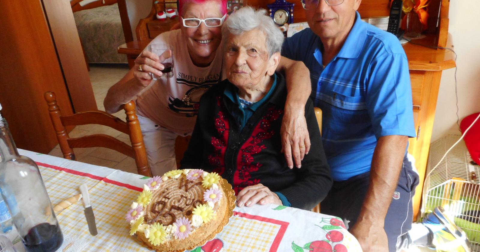 Nina Giuseppina Malerba soffia sulle 95 candeline