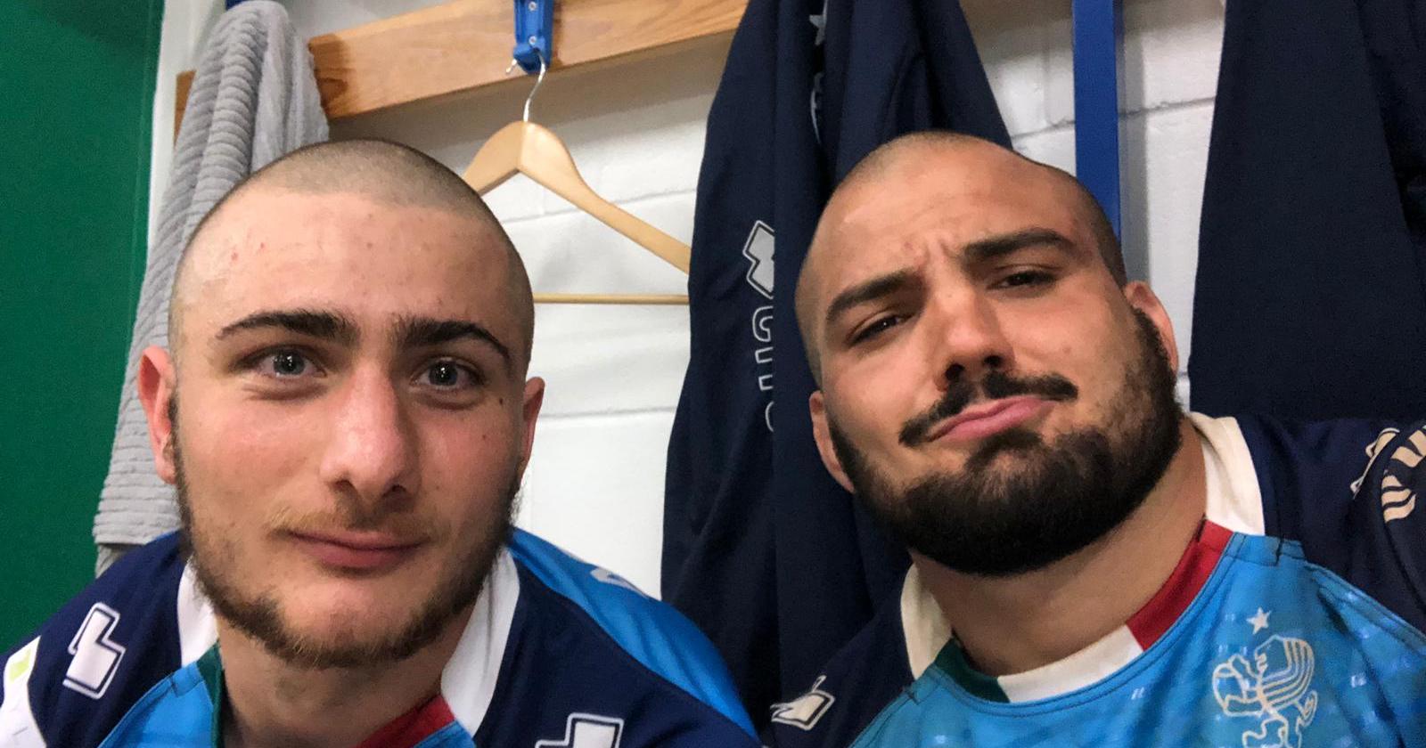 Bibi Quaglio "rasato" per solidarietà