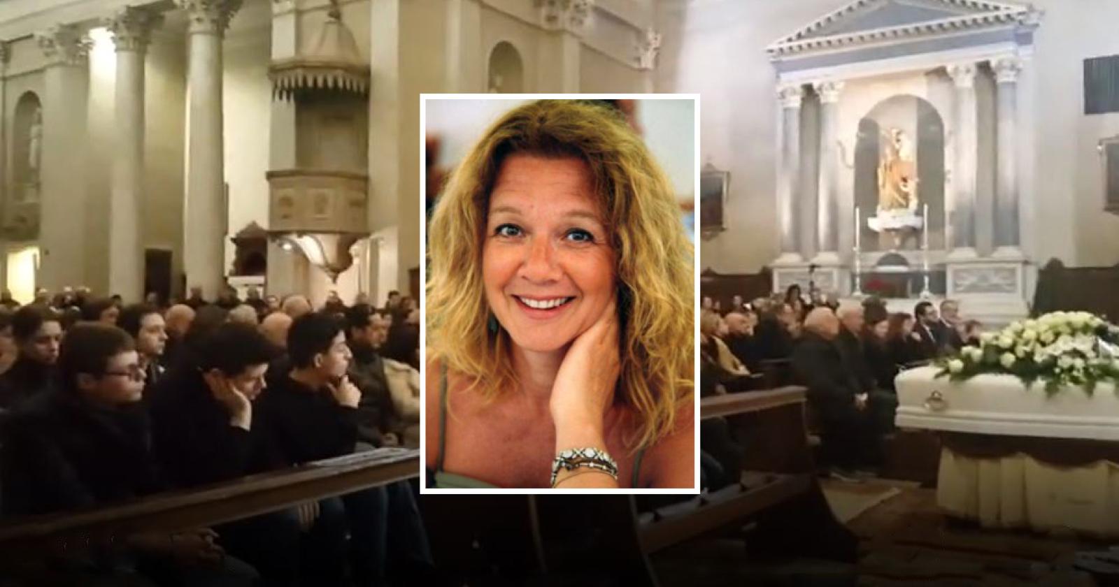 Una grande folla per l'ultimo saluto a Luana Maniezzo