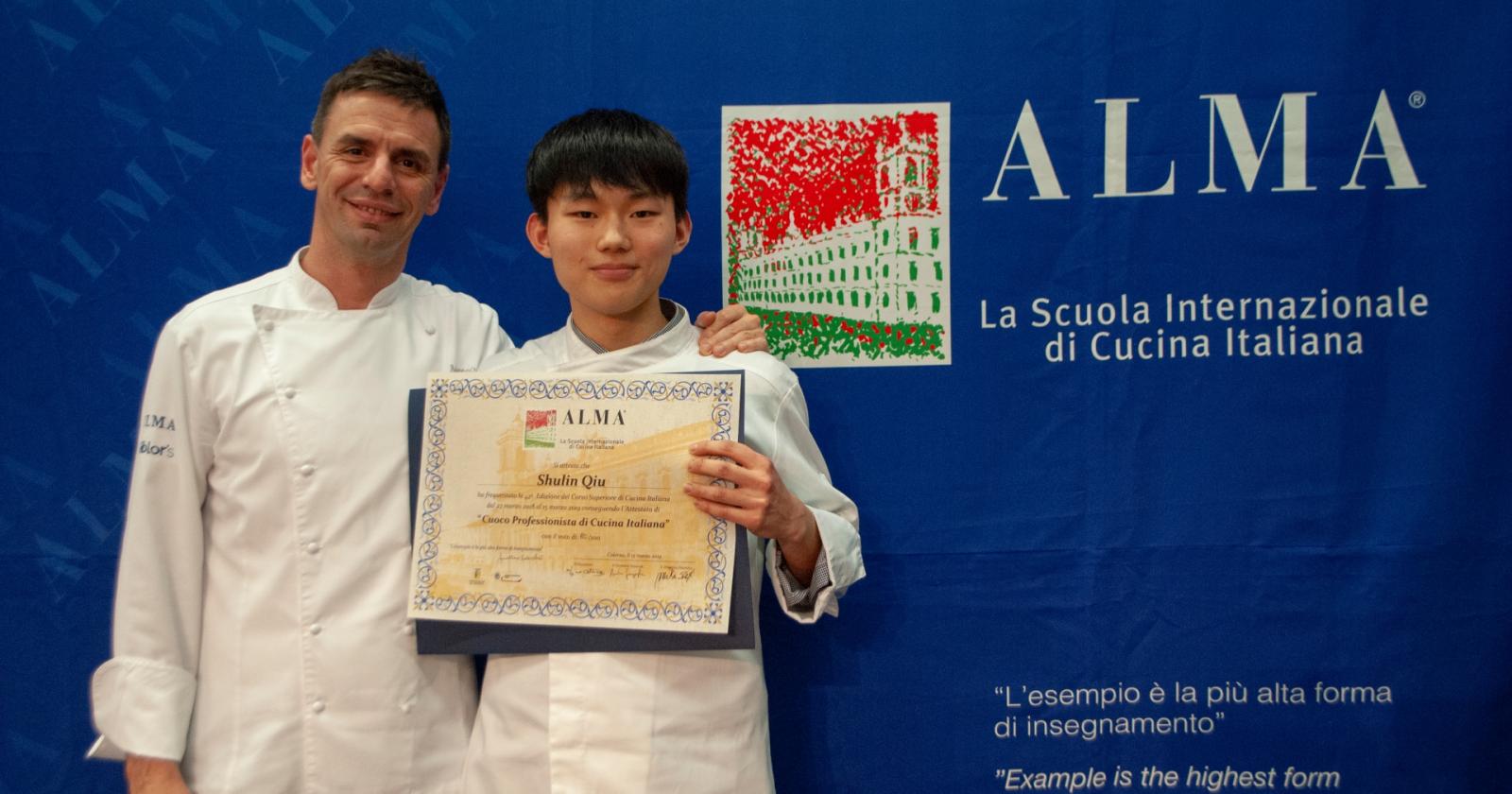 Shulin Qiu nell'olimpo degli chef