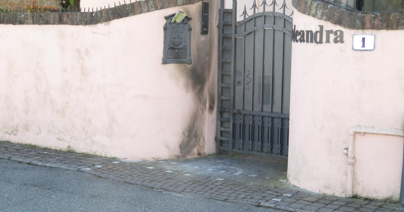 Fiamme all'abitazione di Bisco