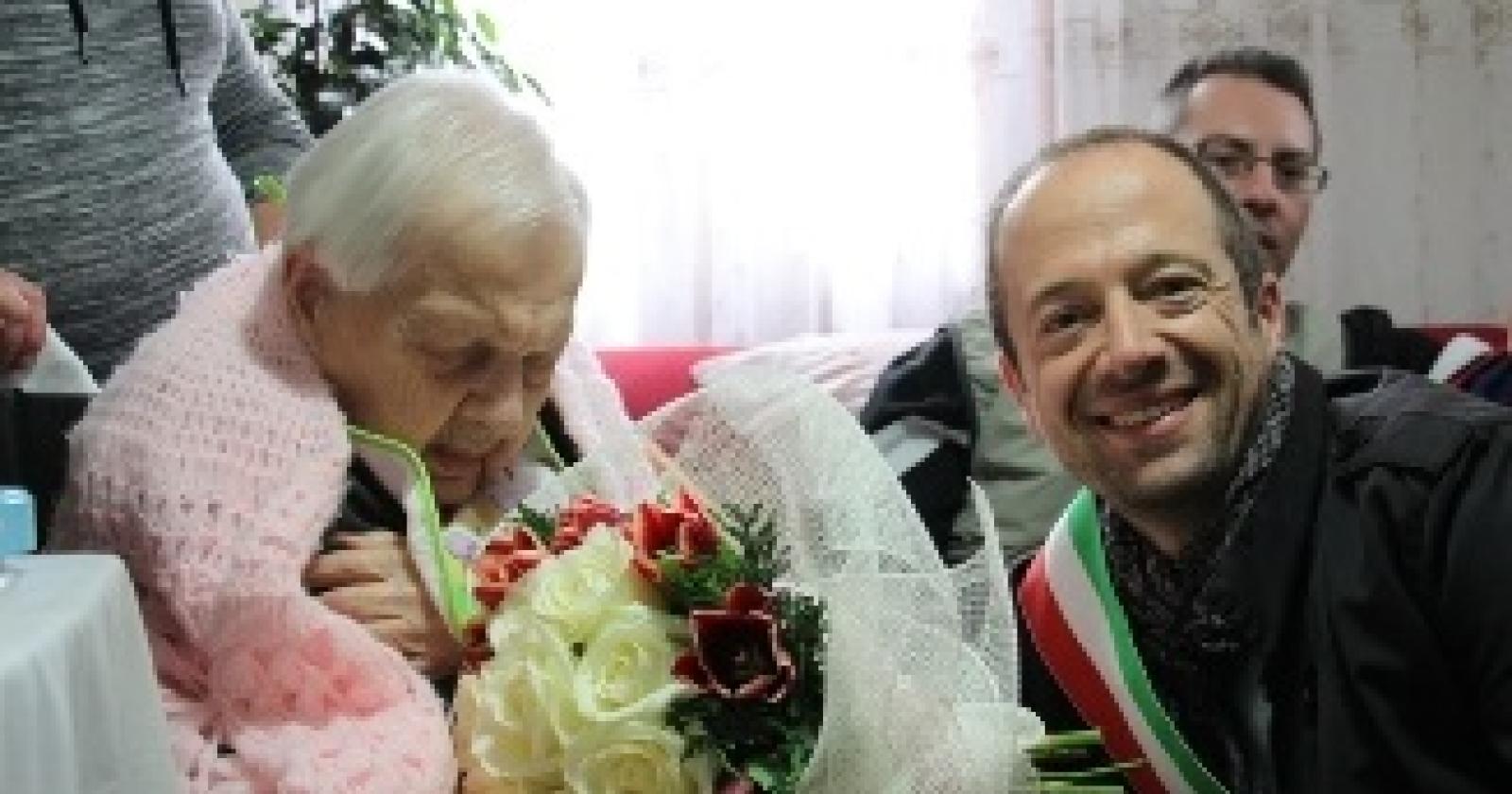Nonna Giuseppina ha festeggiato 109 anni
