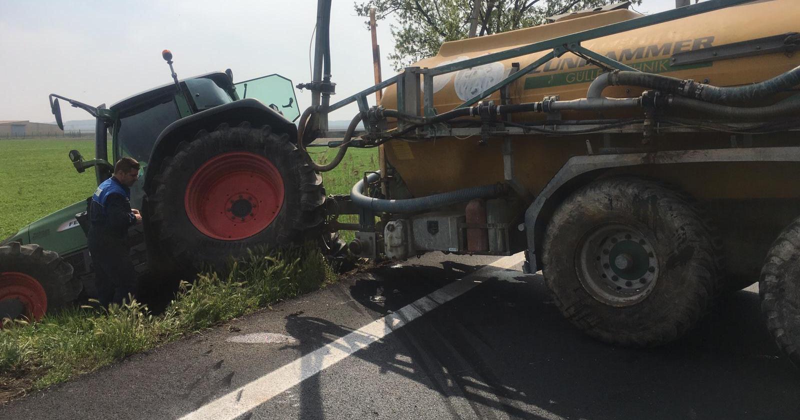 Trattore di ribalta, Romea bloccata