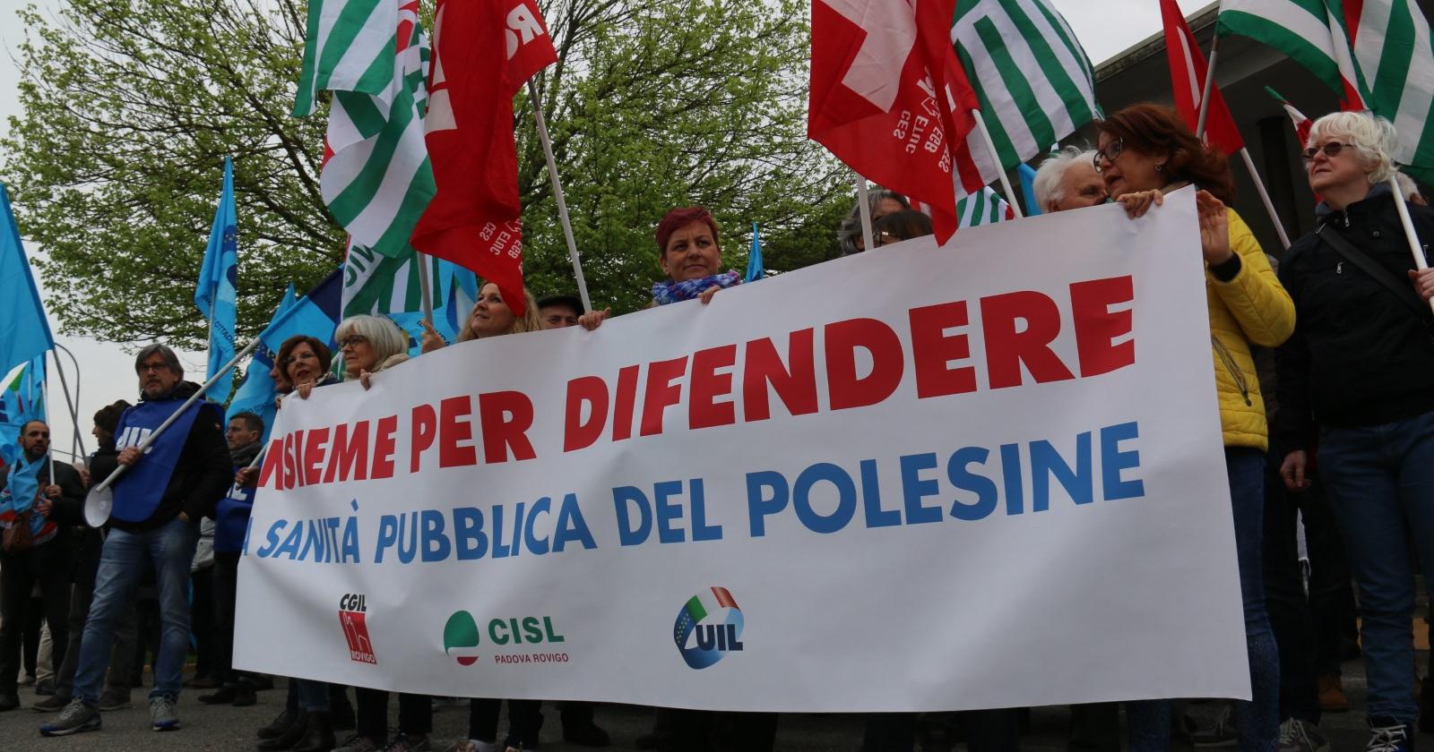 Polesani a Venezia per difendere la sanità