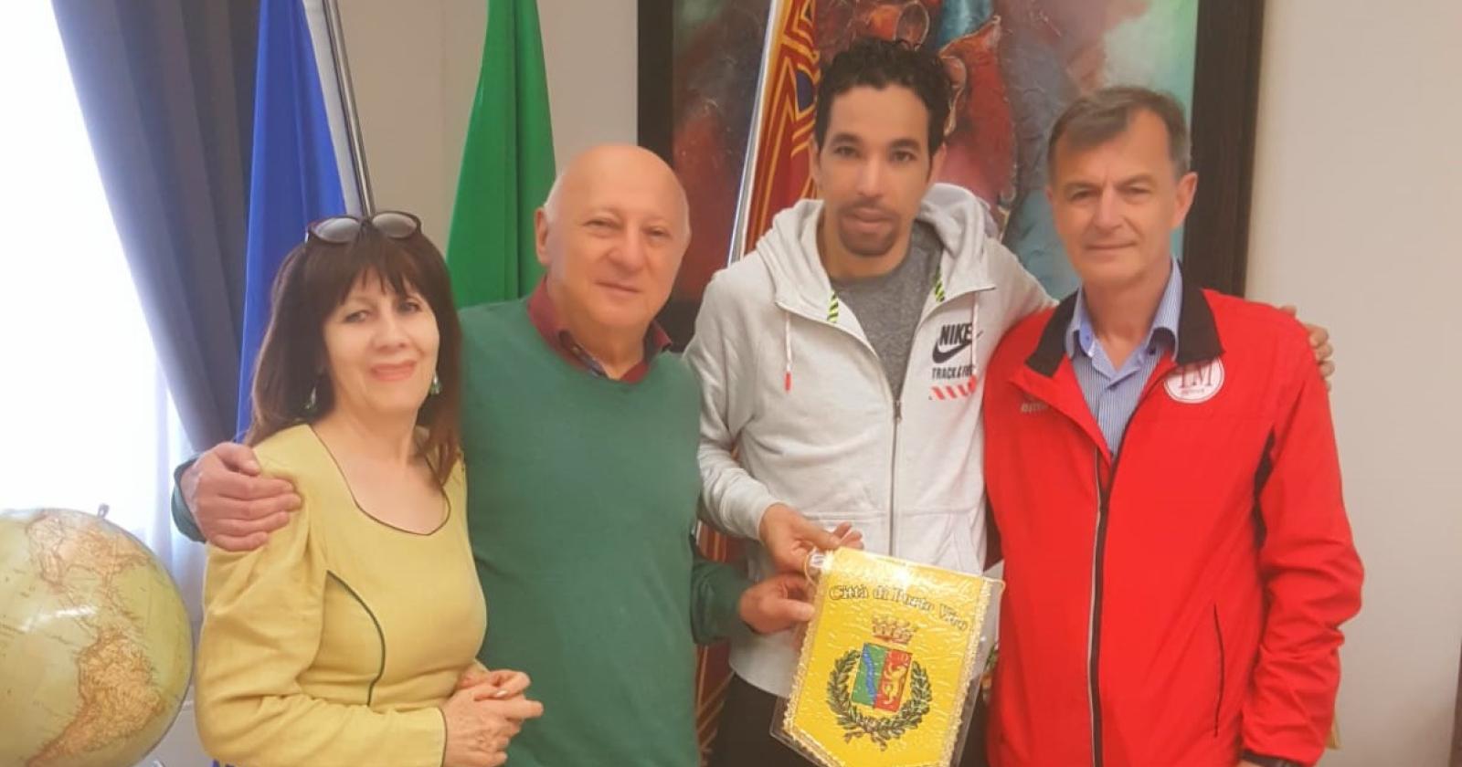 Un atleta olimpico come vicino di casa