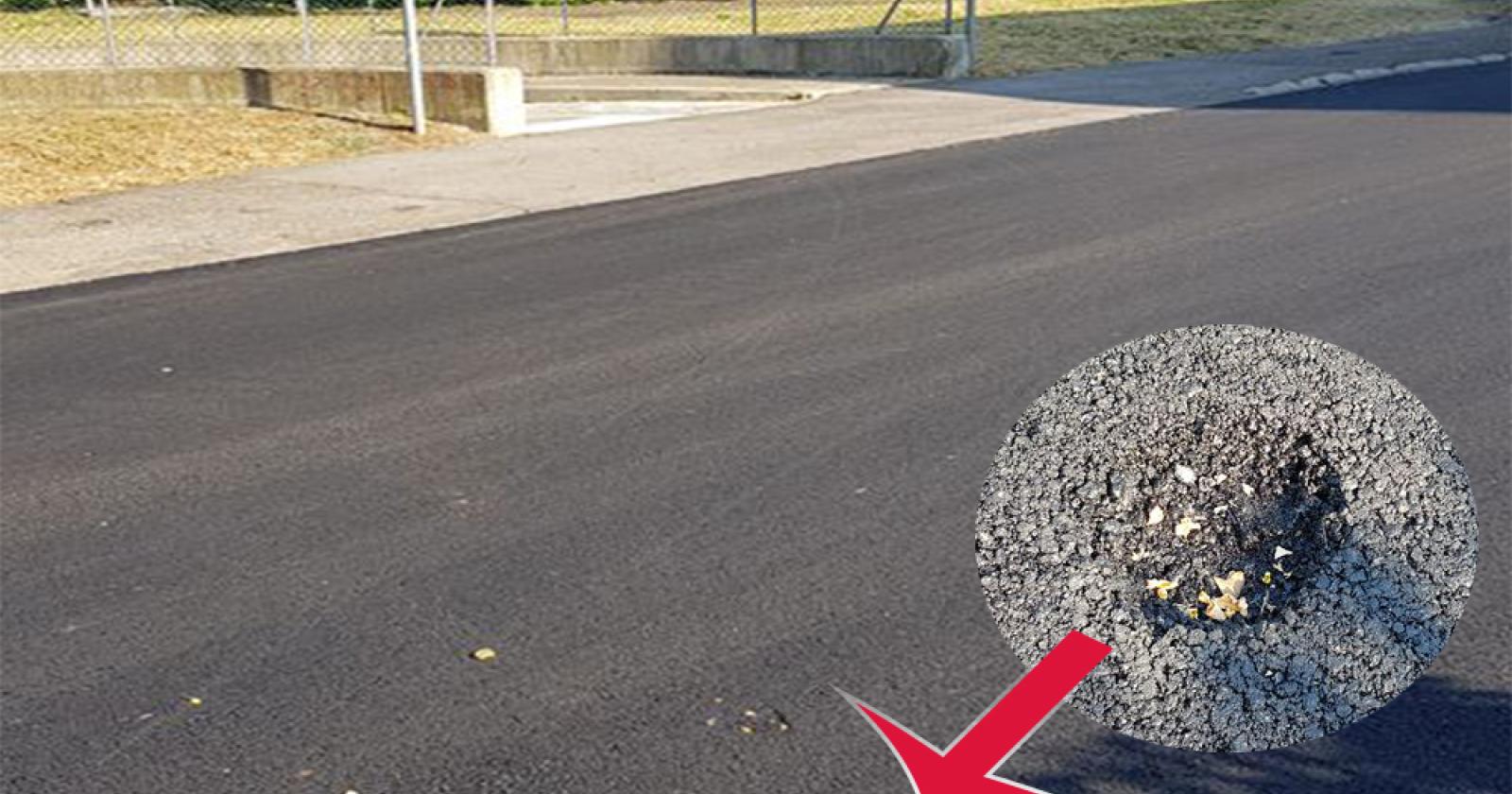 Via Maffei, appena asfaltata già con la buca. La risposta del Comune