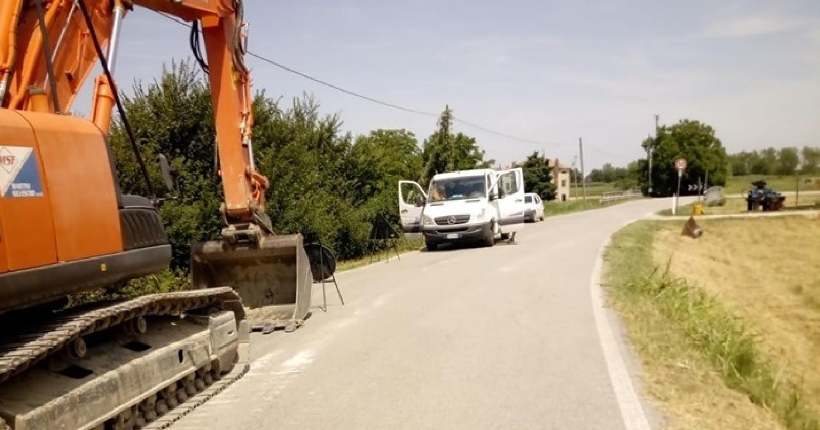Sicurezza: lavori in corso in via Traversagno