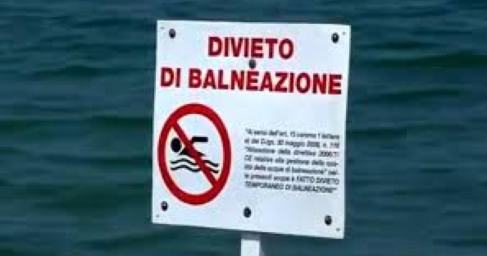 Acqua inquinata, divieto di balneazione al confine con il Polesine