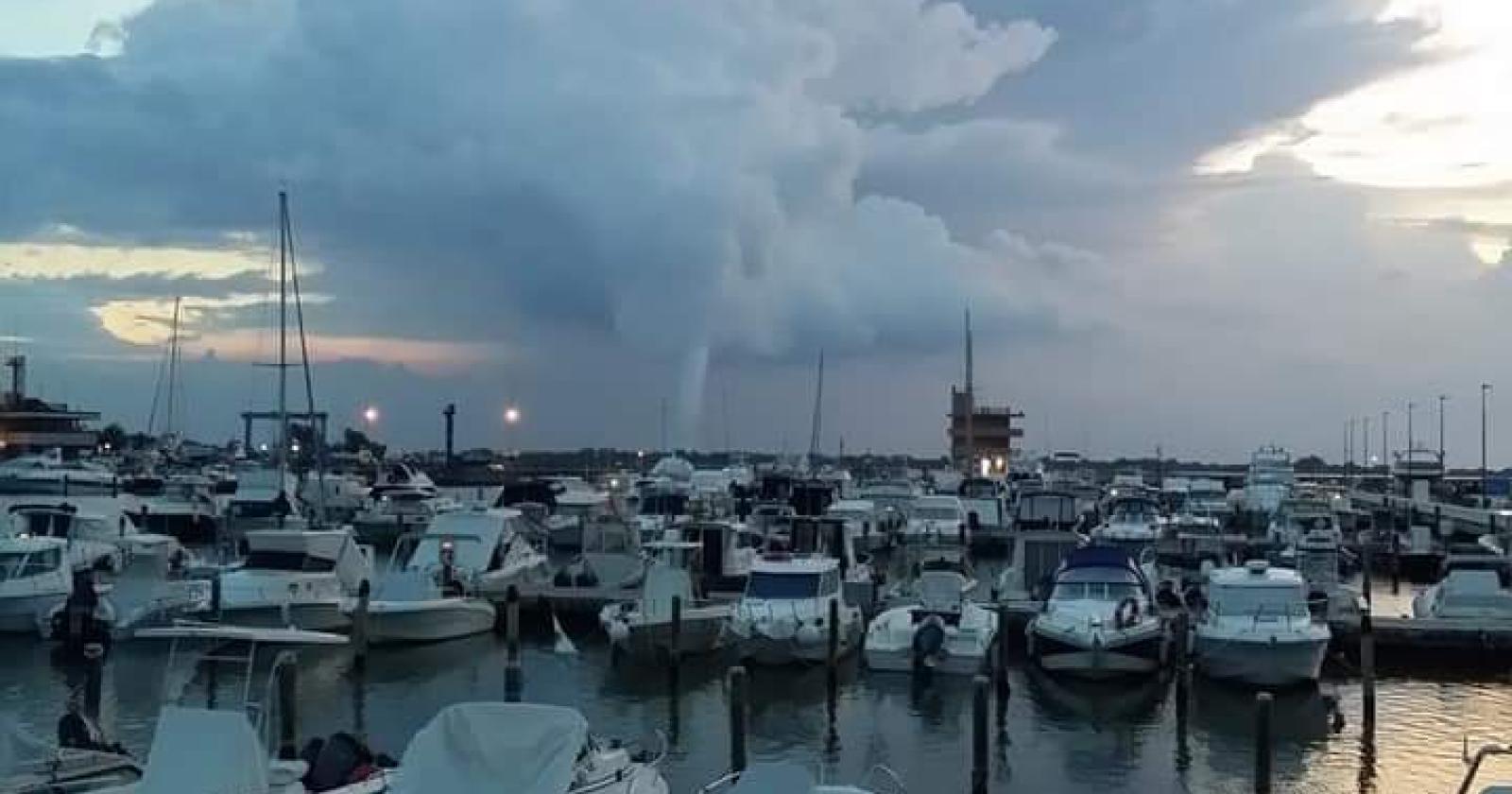 Tromba marina nel Delta