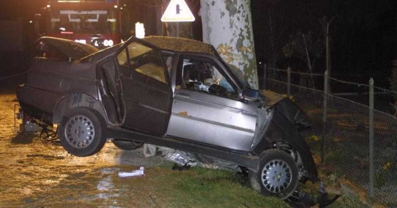 Finisce contro un platano, giovane grave all'ospedale