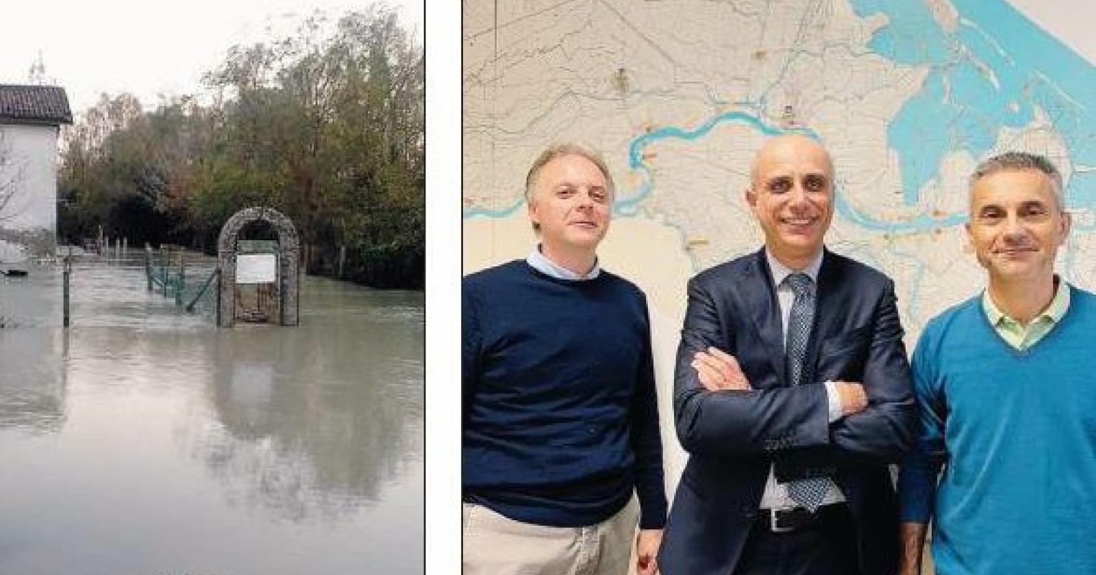 Aipo, custode di 370 chilometri di argini