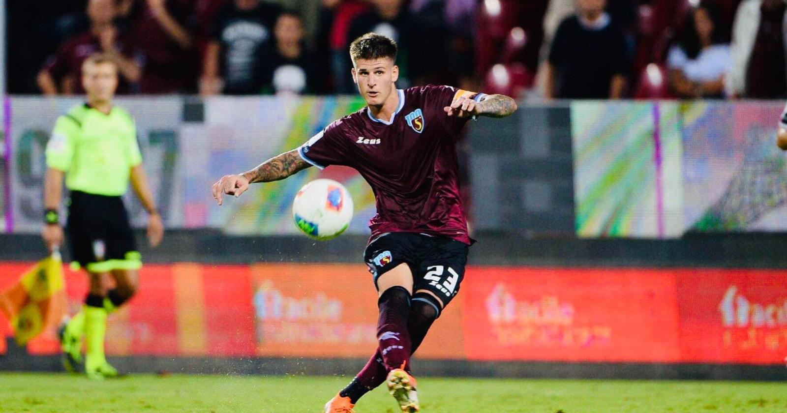 Punizione perfetta e Maistro segna il primo gol a Salerno