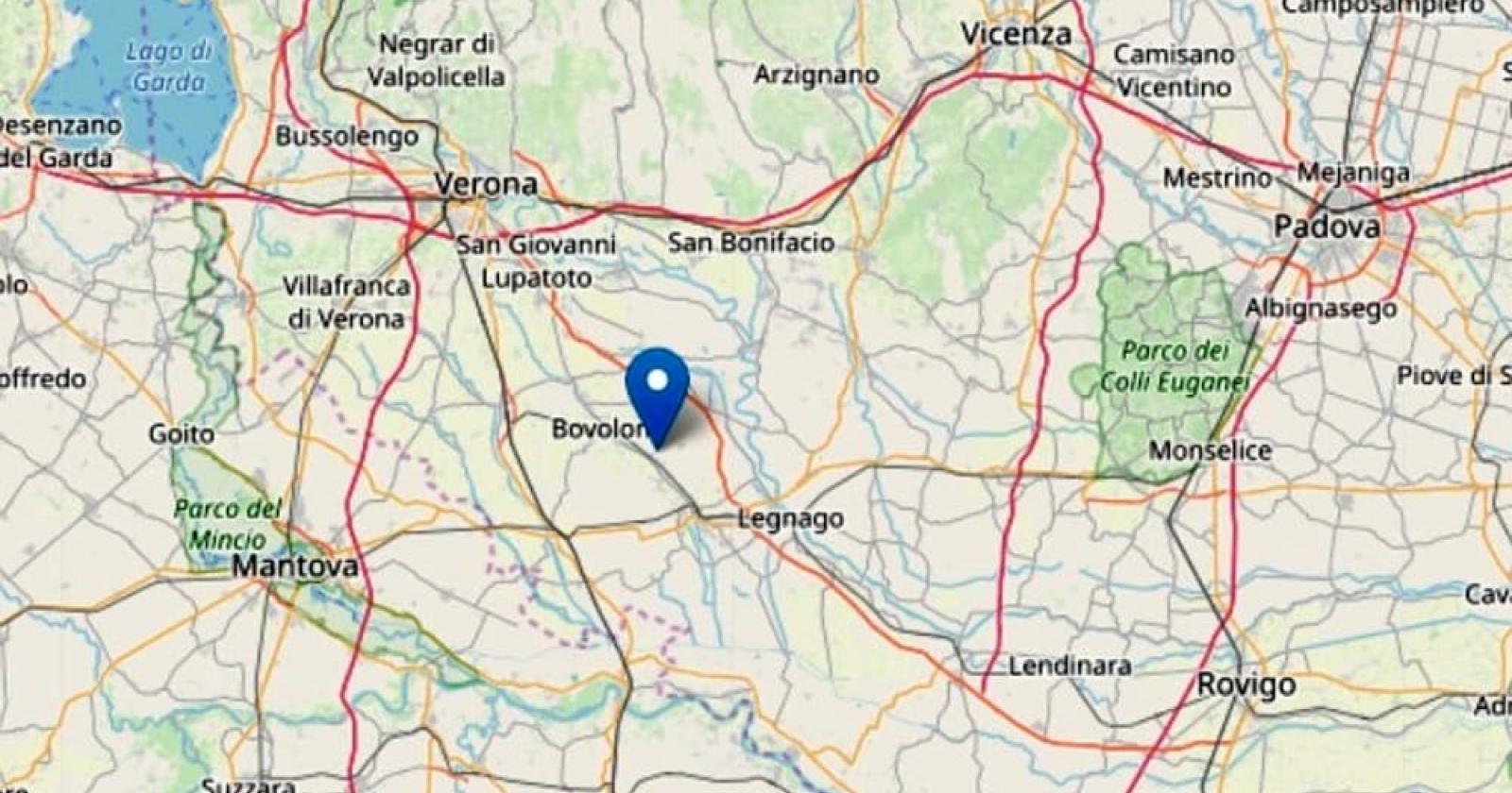 Tre scosse di terremoto in rapida sequenza sul confine con il Polesine