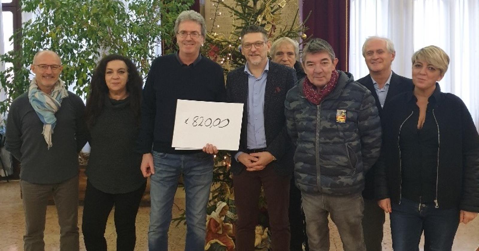 820 euro di solidarietà per i pescatori della Sacca 