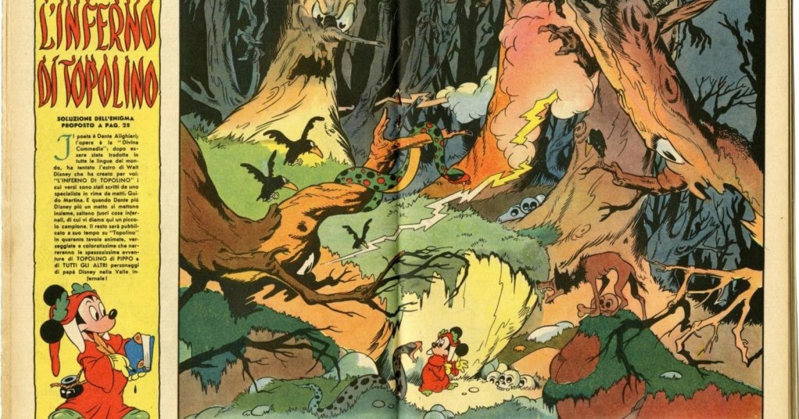 A palazzo roncale: &ldquo;L'Inferno di Topolino&rdquo;