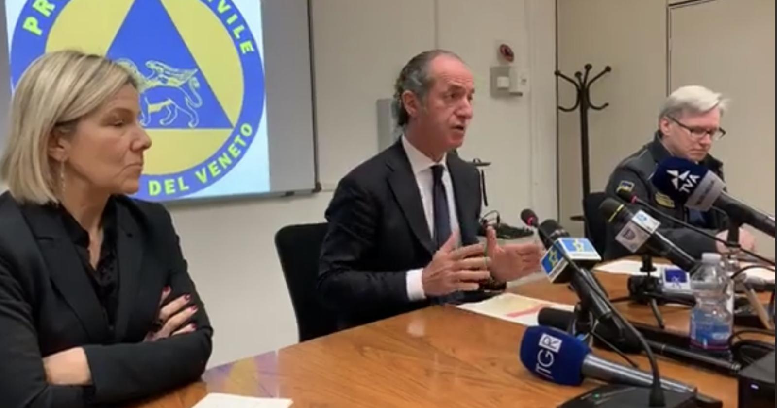 Zaia punta i piedi: "Togliete le tre province venete dalla zona rossa"
