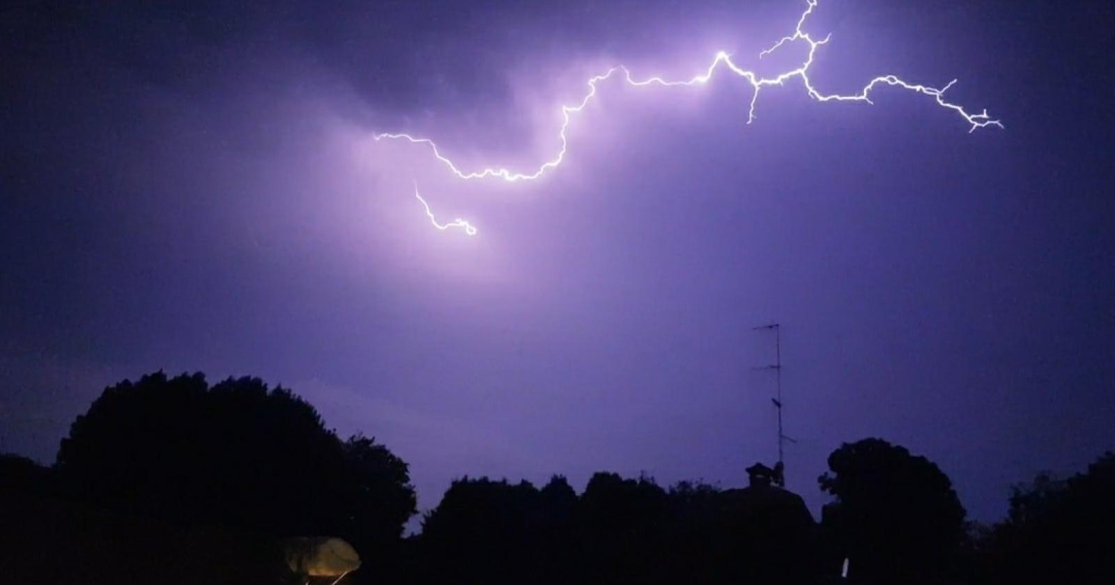 Record di fulmini nella notte. E non è finita