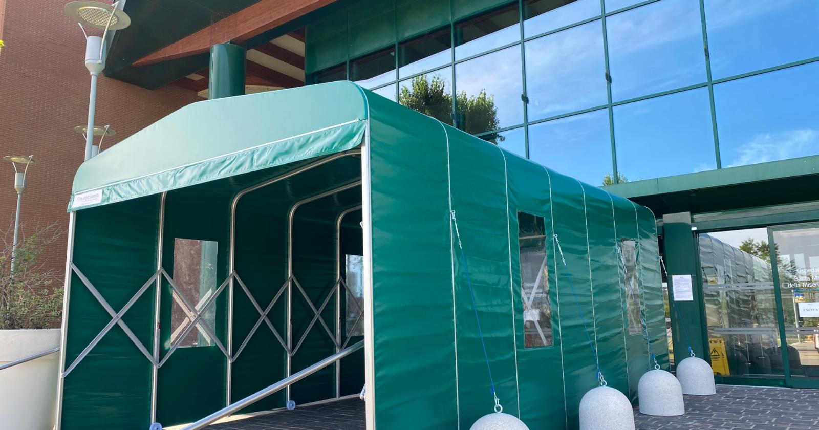 Ospedale e Cittadella, due tensostrutture per i Cup