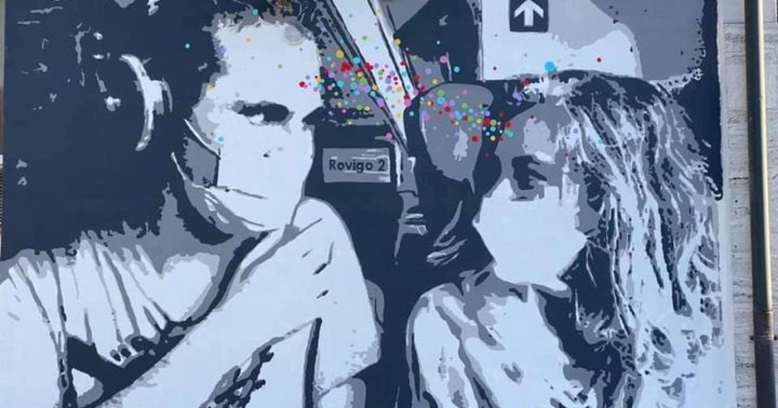 Il murales della polemica, i civici: "Pazzesco voler limitare la creatività dei giovani" 