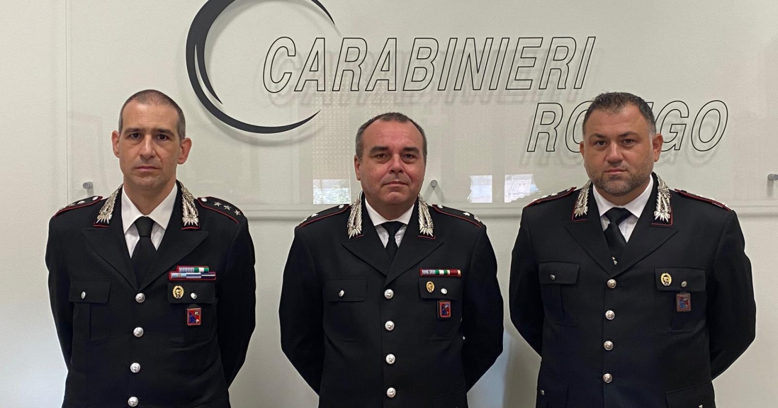 Nell'Arma polesana arrivano tre nuovi ufficiali