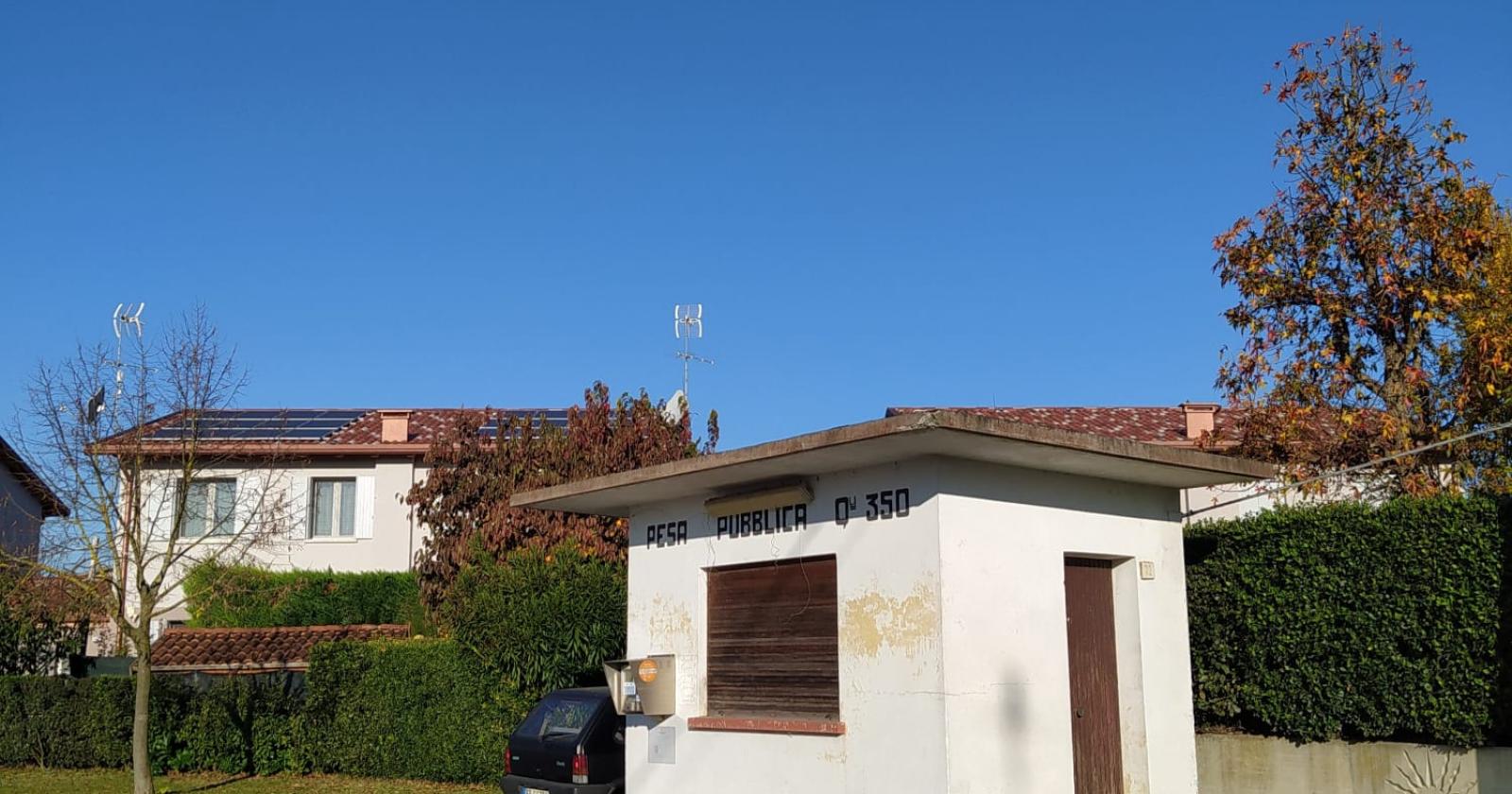 La pesa pubblica di Grignano Polesine torna funzionante