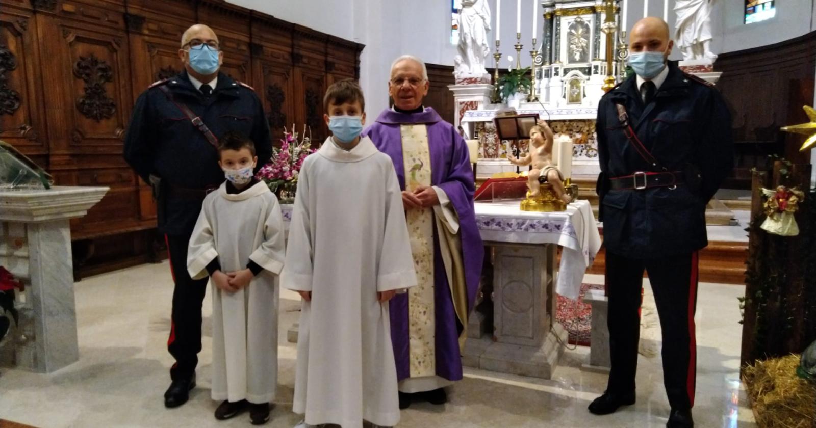 La statua rubata torna nel presepe 