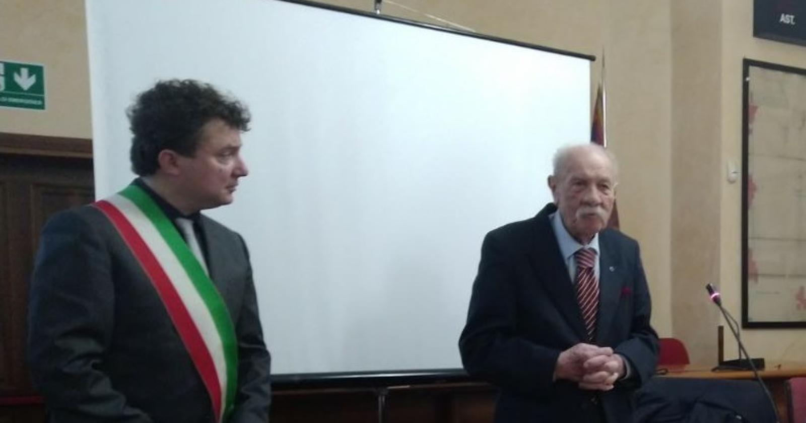 Il Sindaco consegna la benemerenza “Adria Riconoscente” a Luigi Passadore