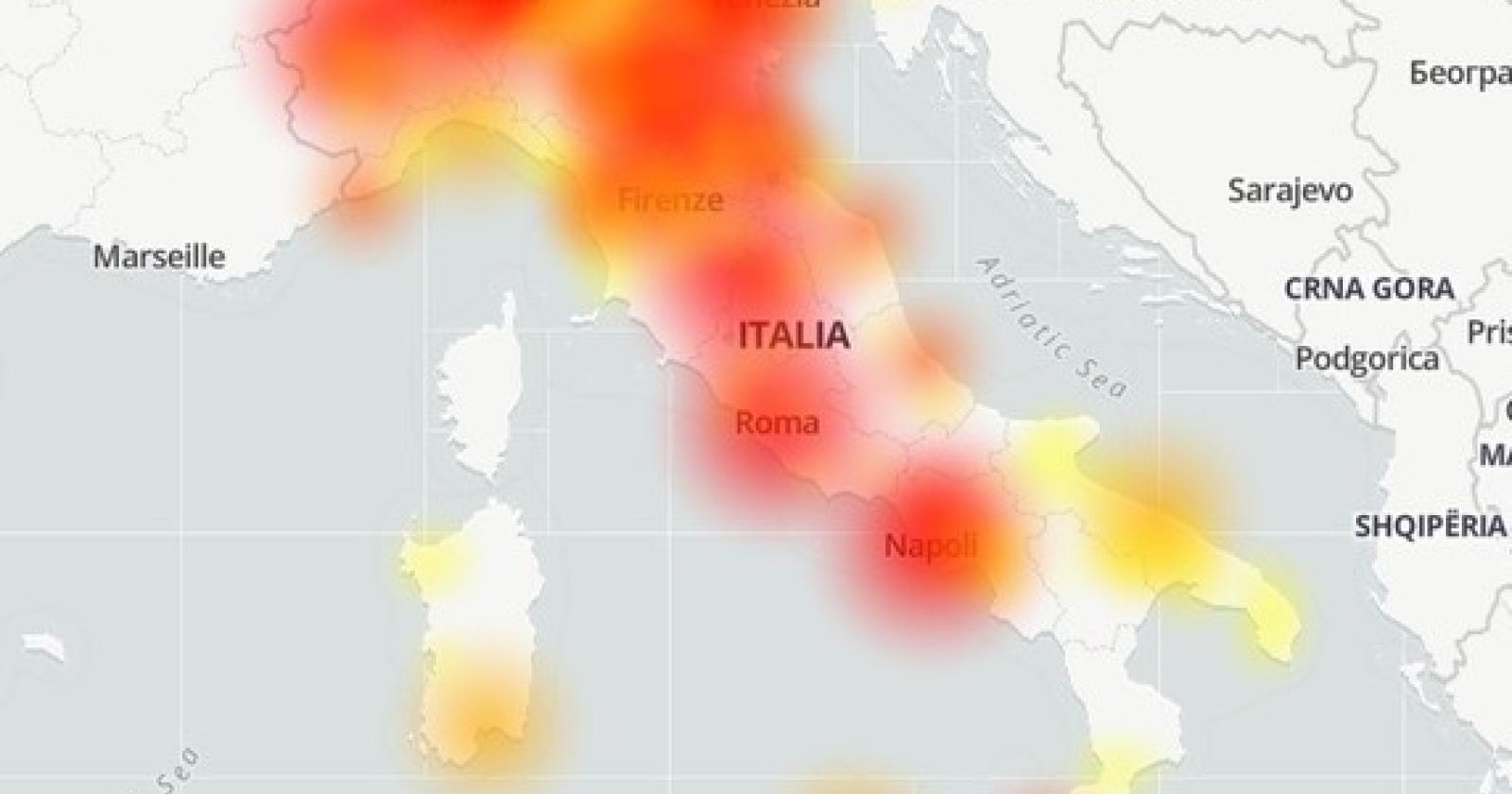 Rete WindTre in down, problemi in tutta Italia: impossibile chiamare