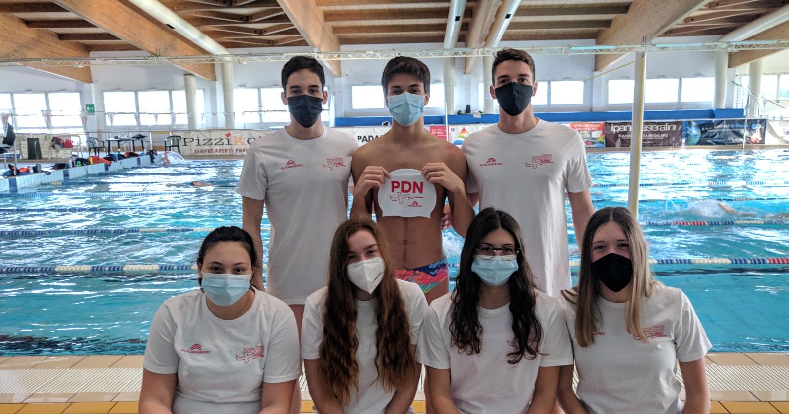 Adria per Padova nuoto sugli scudi a Rovigo