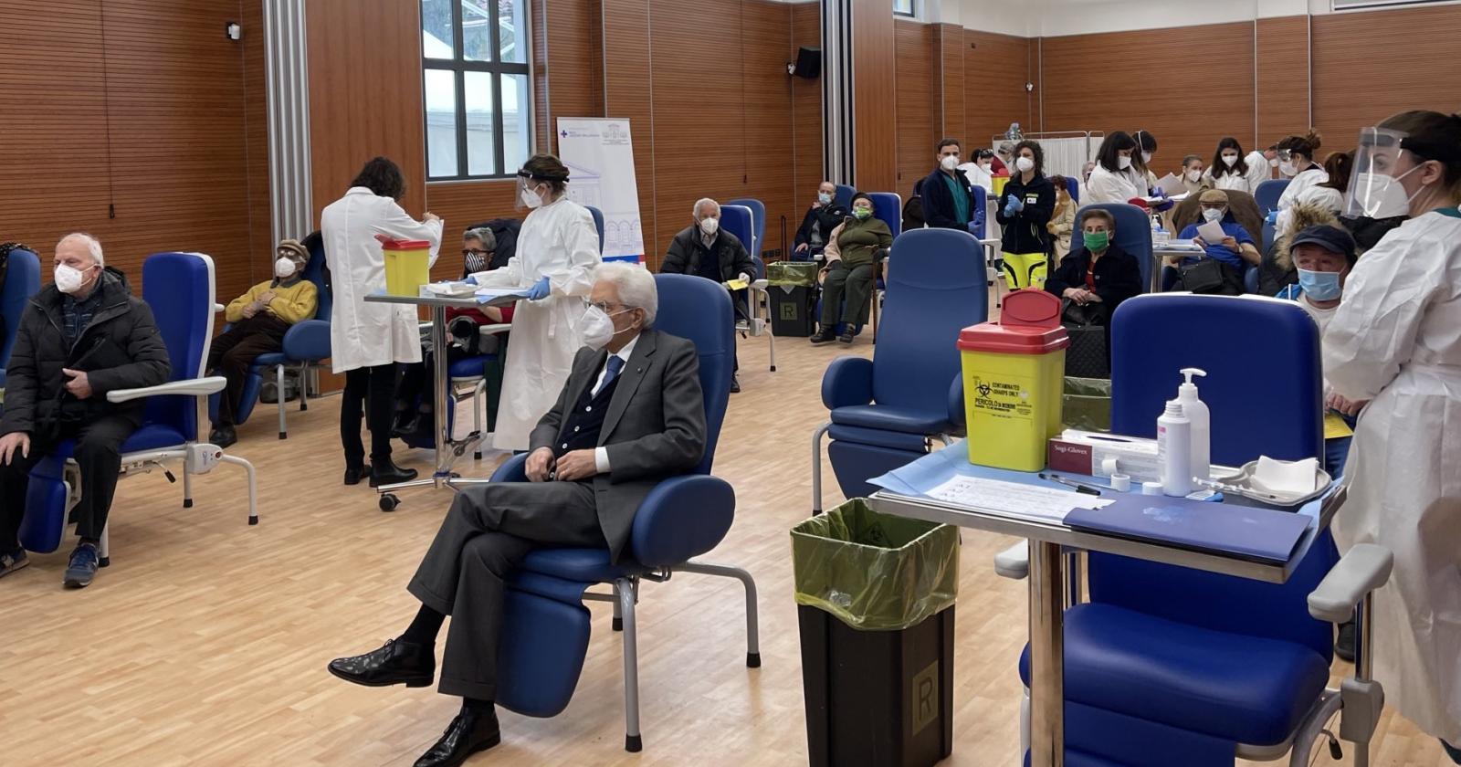 Il presidente della Repubblica si è vaccinato