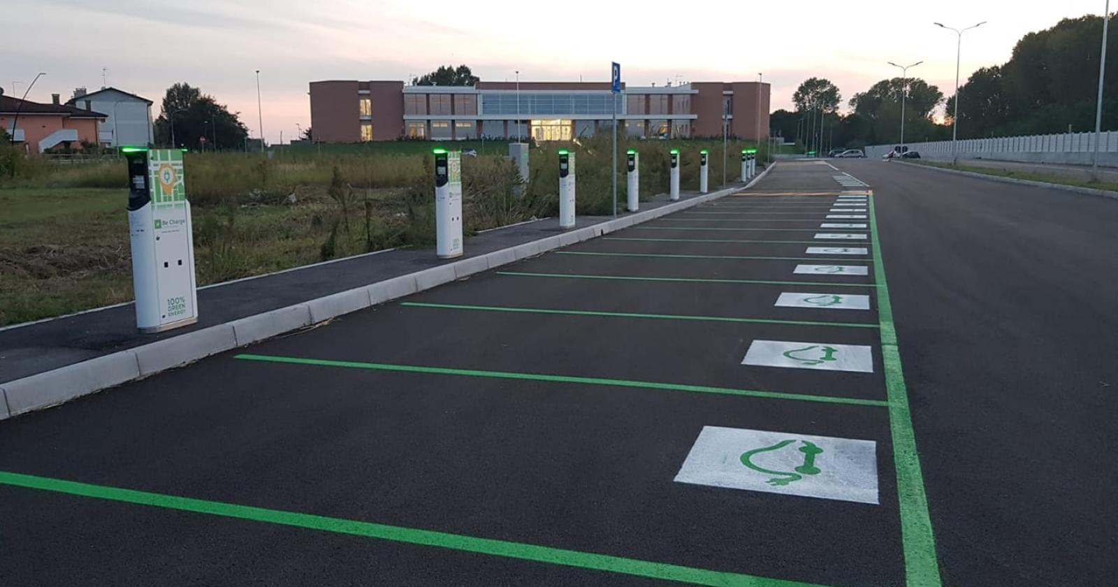 E' la stazione di ricarica più grande d'Italia