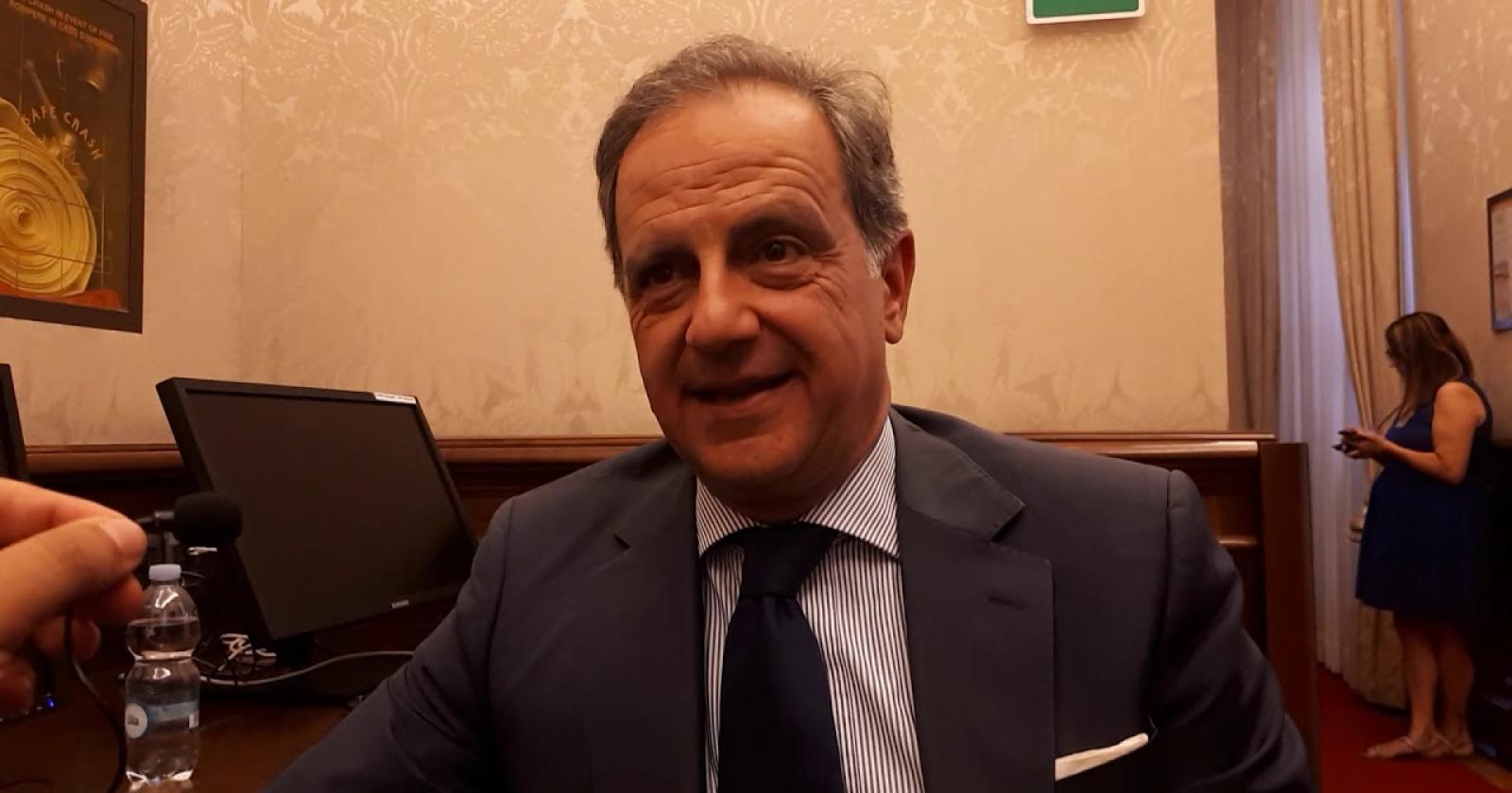 Il senatore Giuseppe Moles