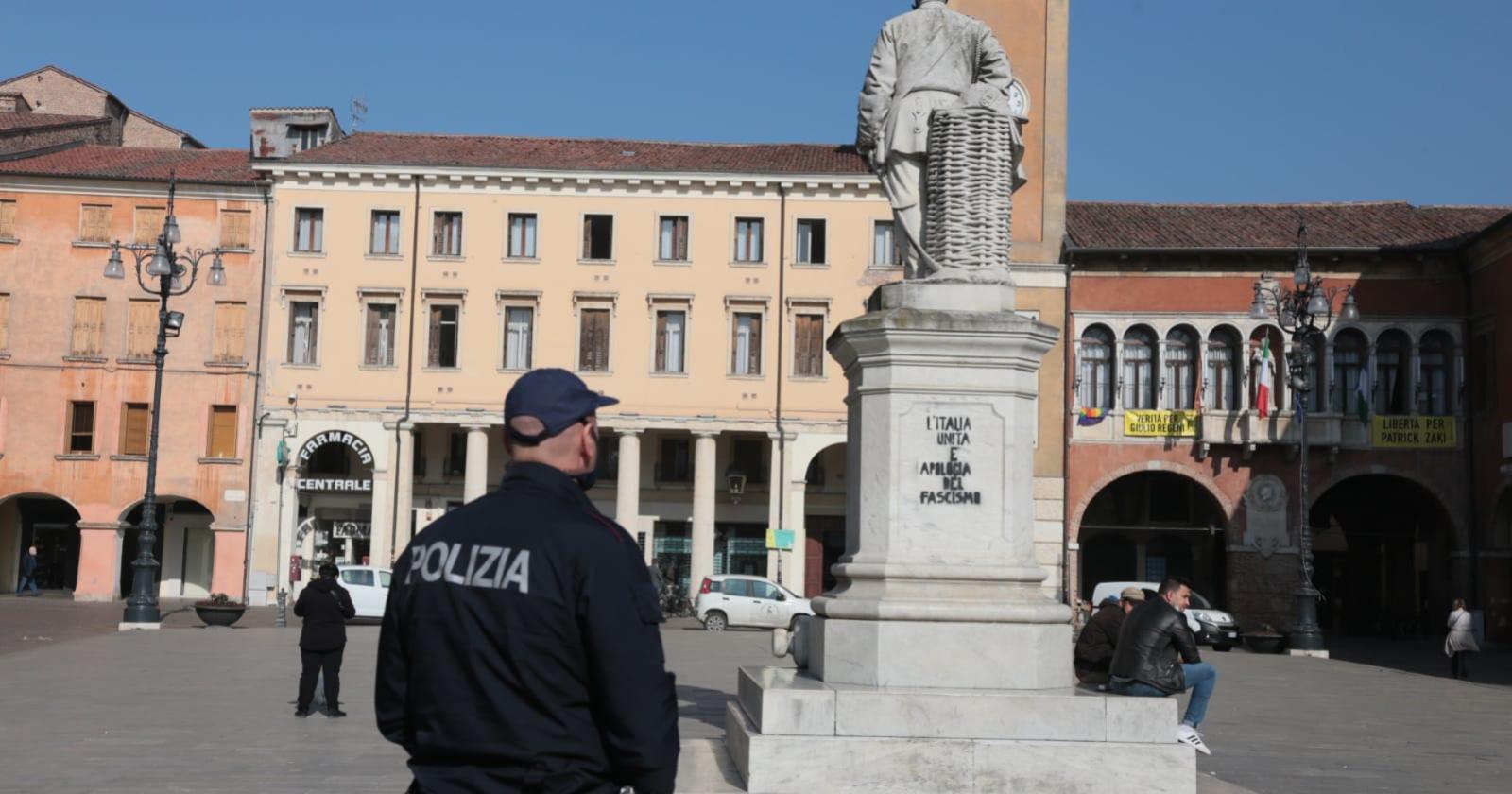 L'atto vandalico non è ancora stato cancellato