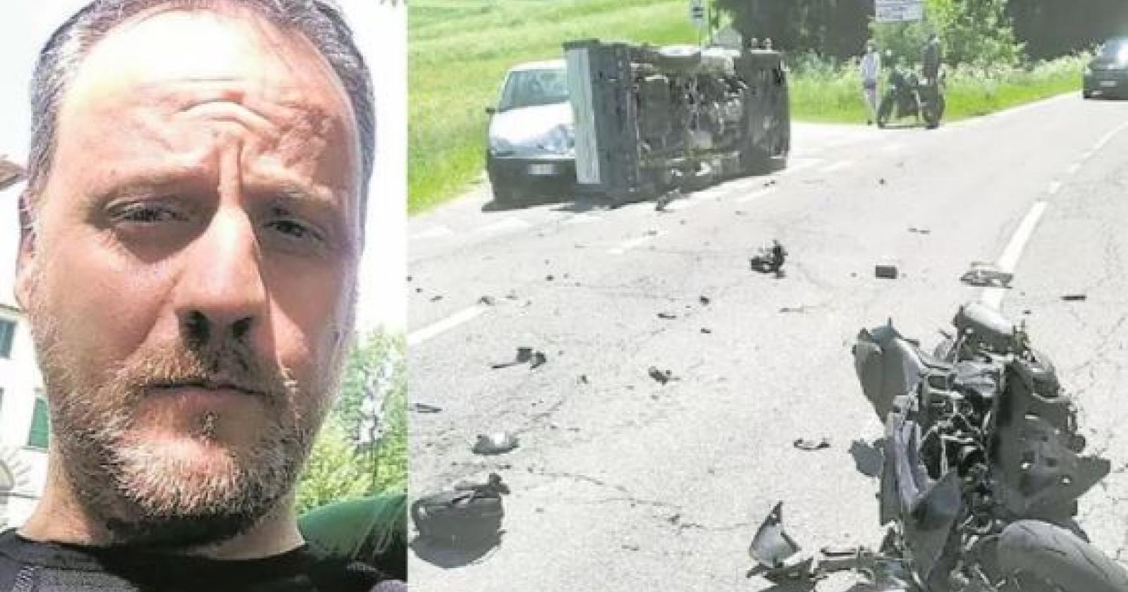Maresciallo dei carabinieri muore in un incidente in moto
