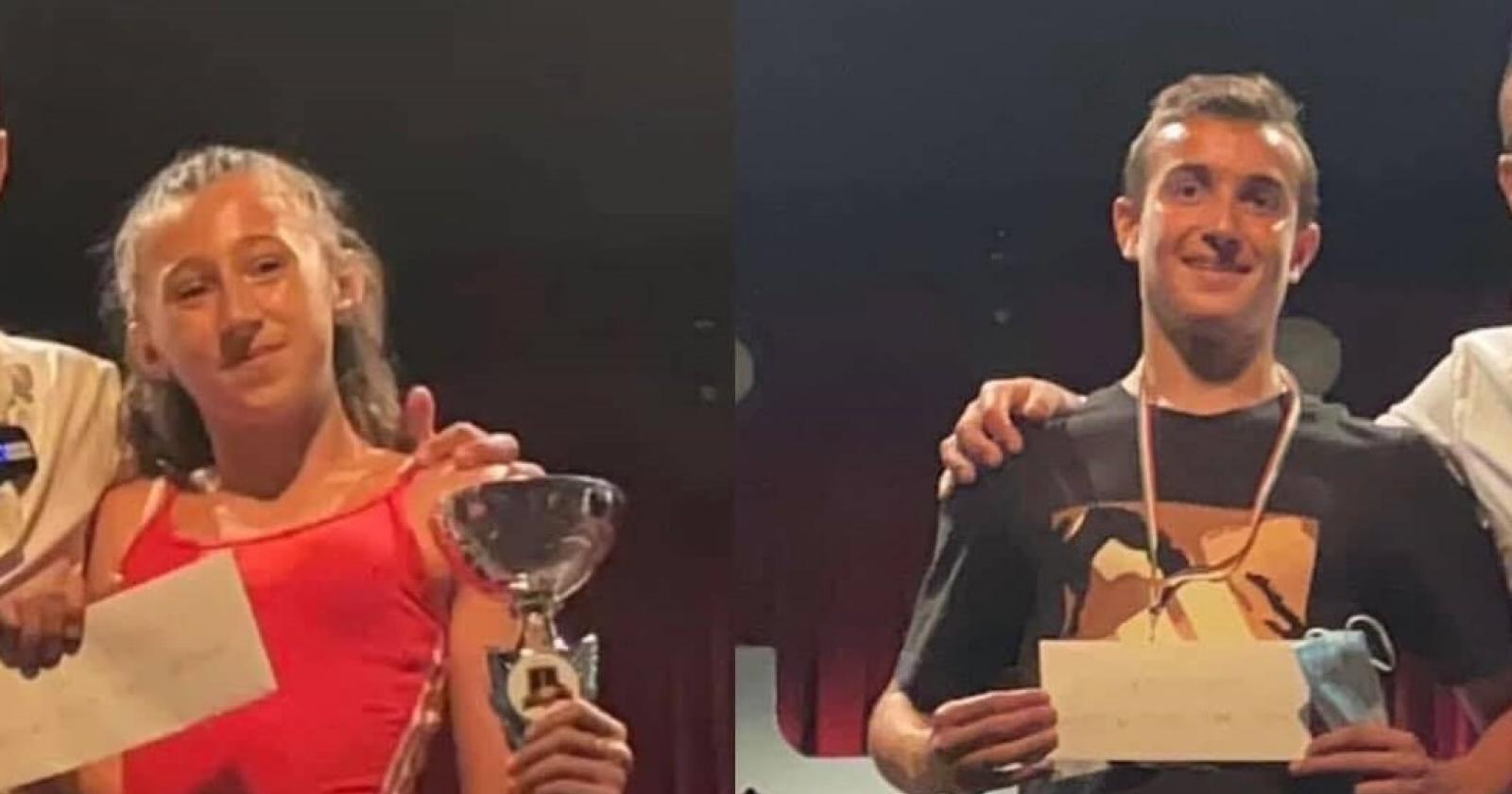 Sandy e Riccardo, campioni di ballo