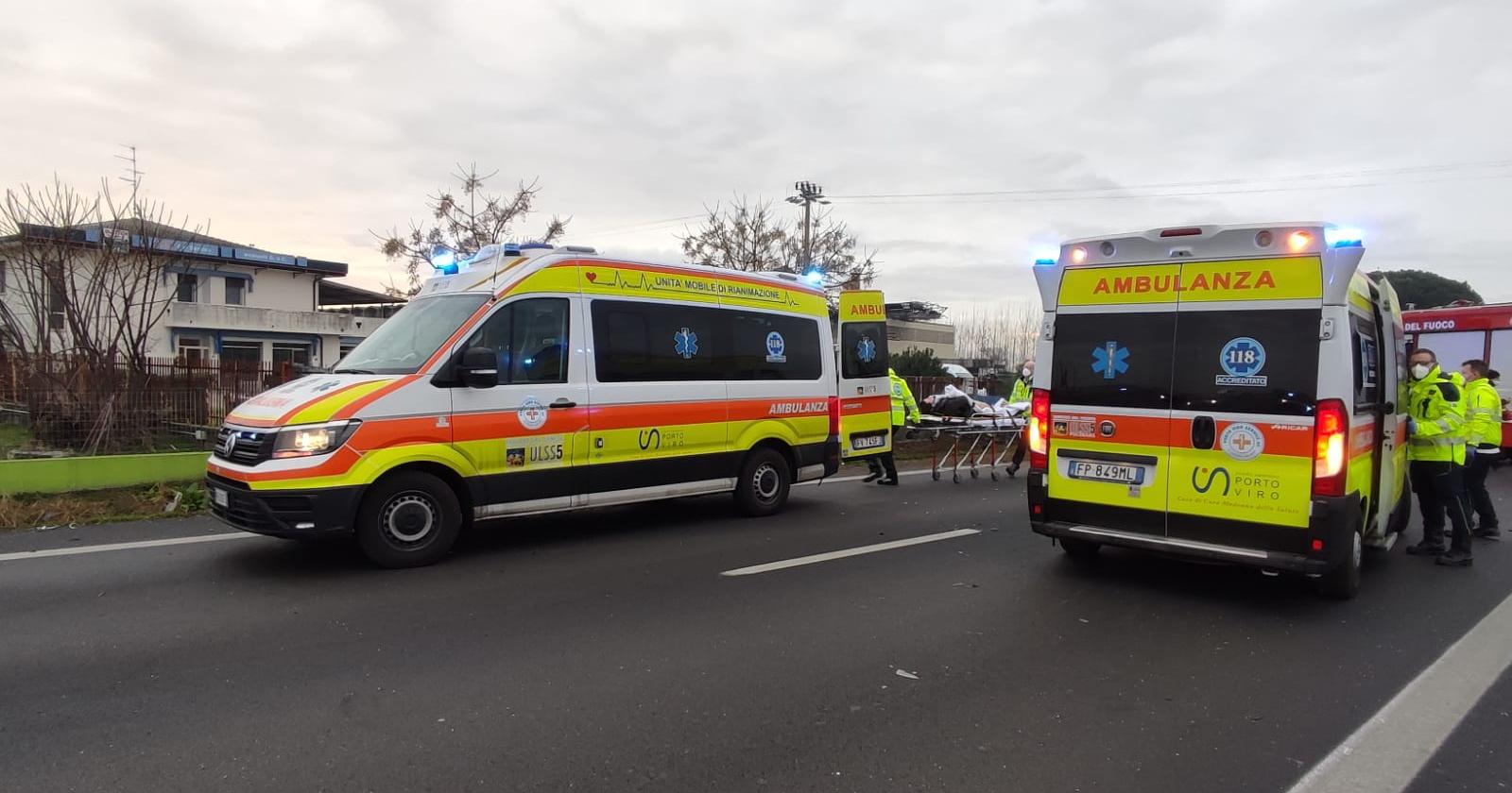 Tremendo incidente, un morto e Romea chiusa