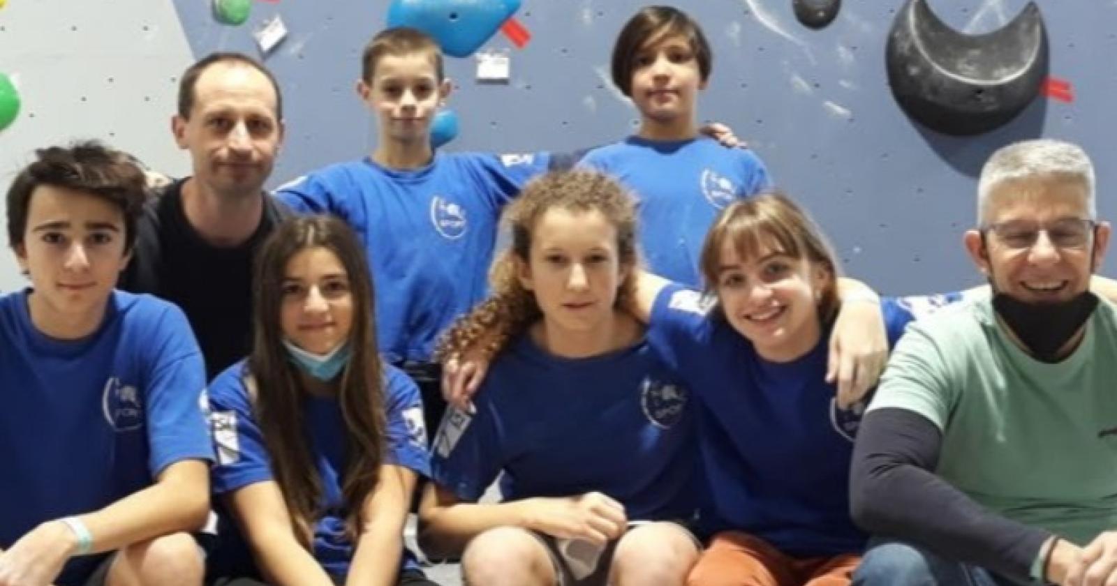 Due giovanissimi campioni polesani dell'arrampicata