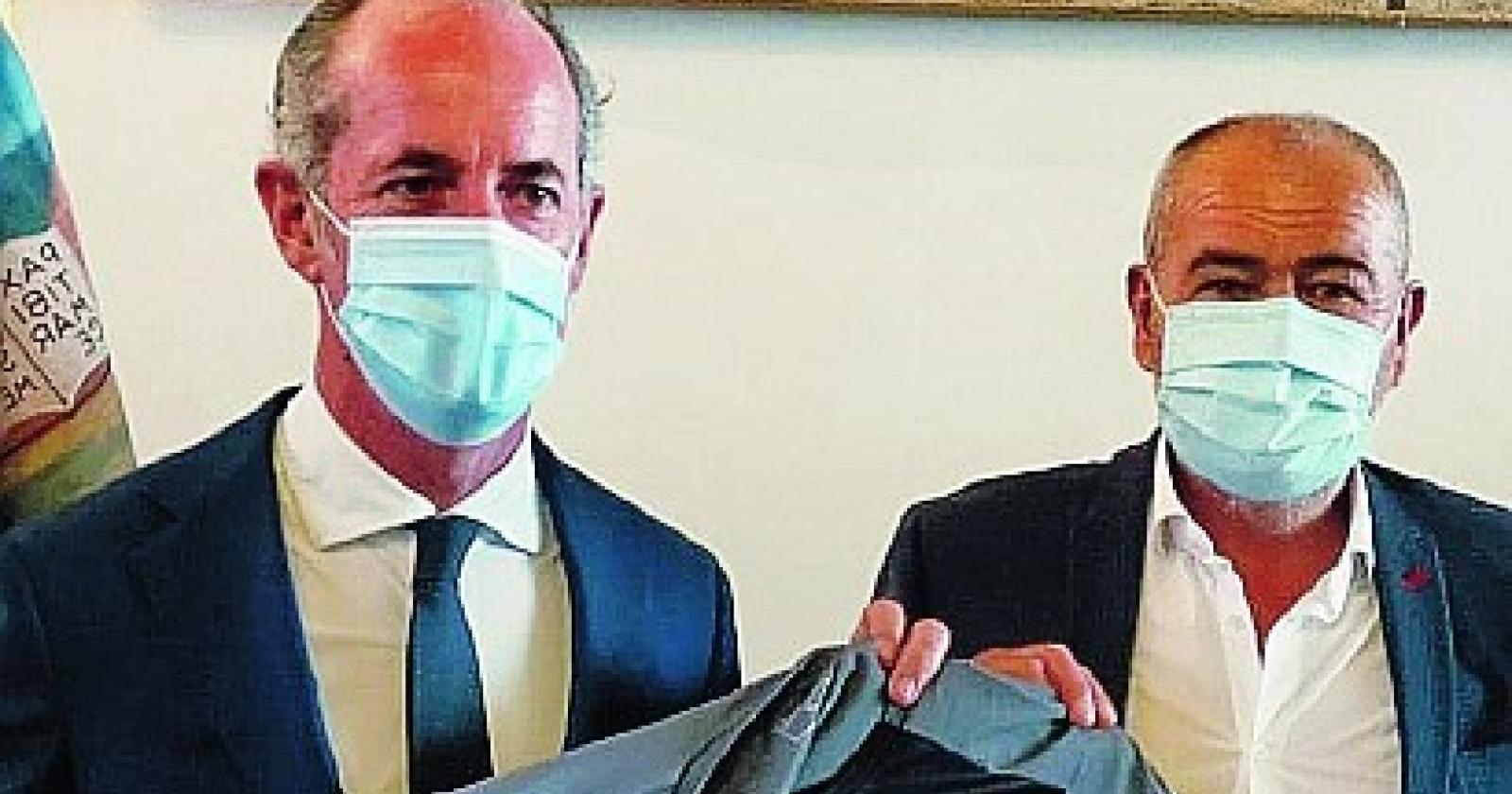 Il Granzette ricevuto dal presidente Zaia