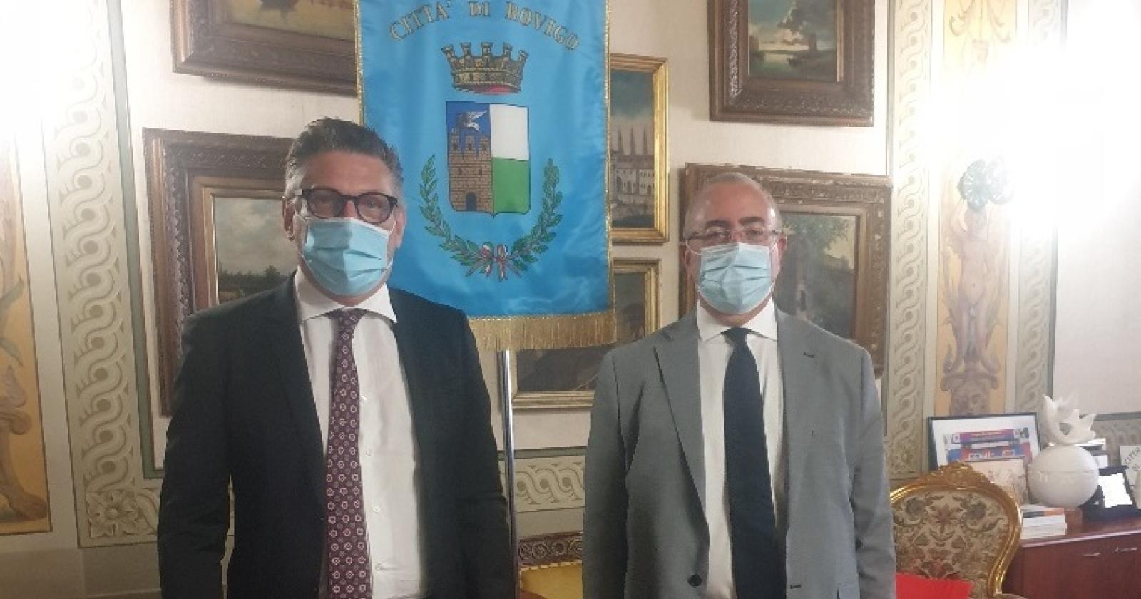 Il sindaco Gaffeo ha ricevuto il nuovo prefetto Di Nuzzo