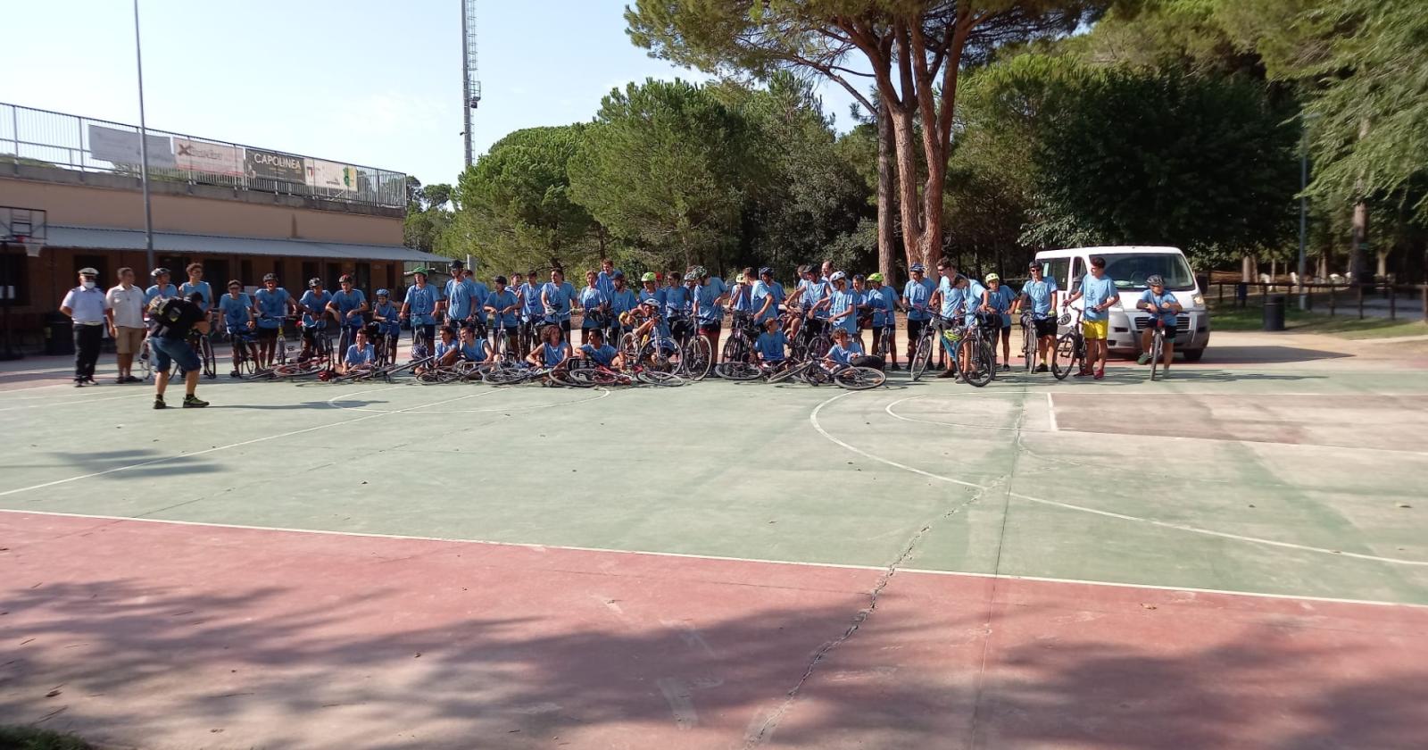 Quaranta ciclisti a San Giusto, che festa!