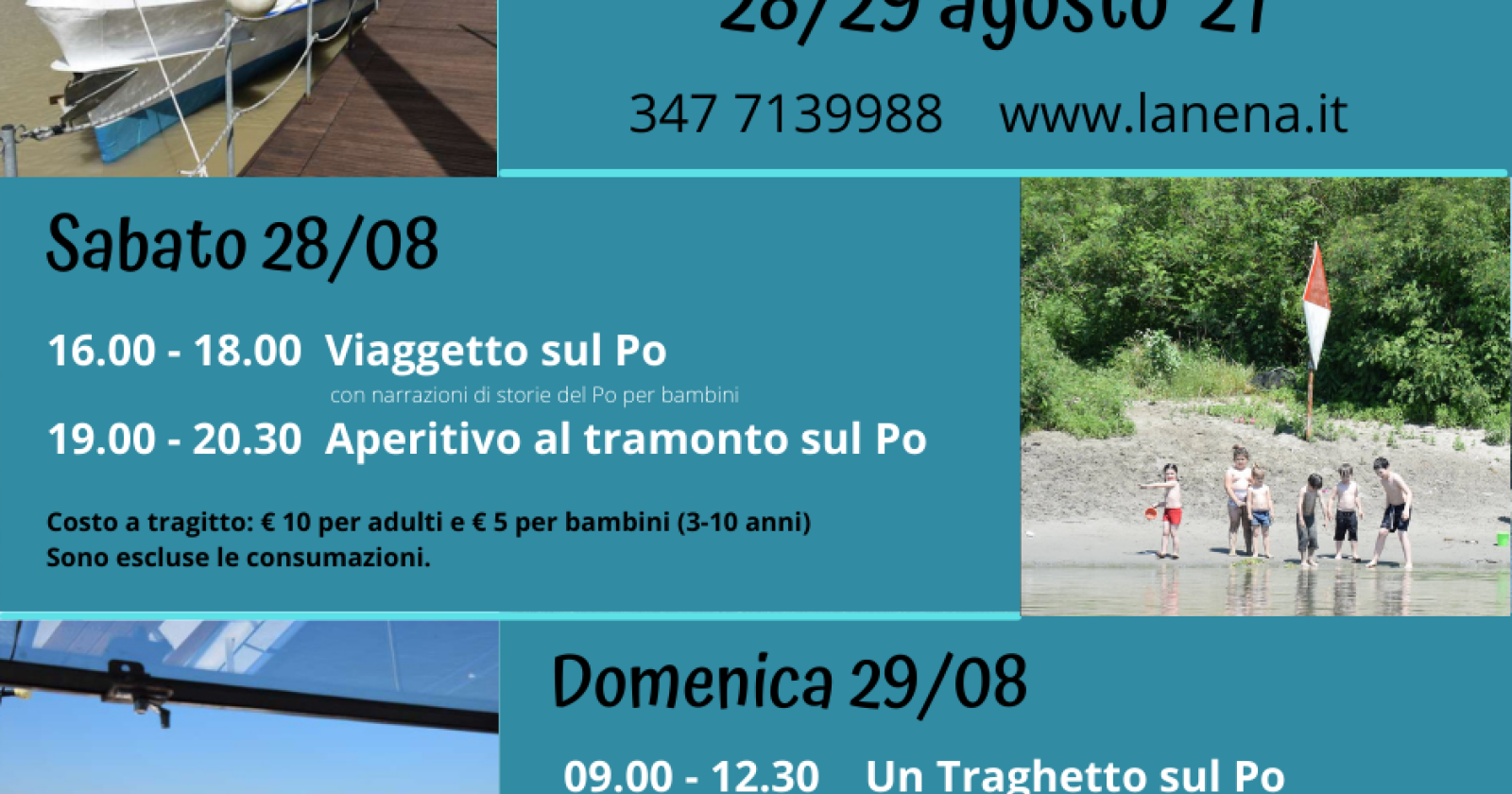 Tornano i weekend della Nena. Piace il turismo fluviale