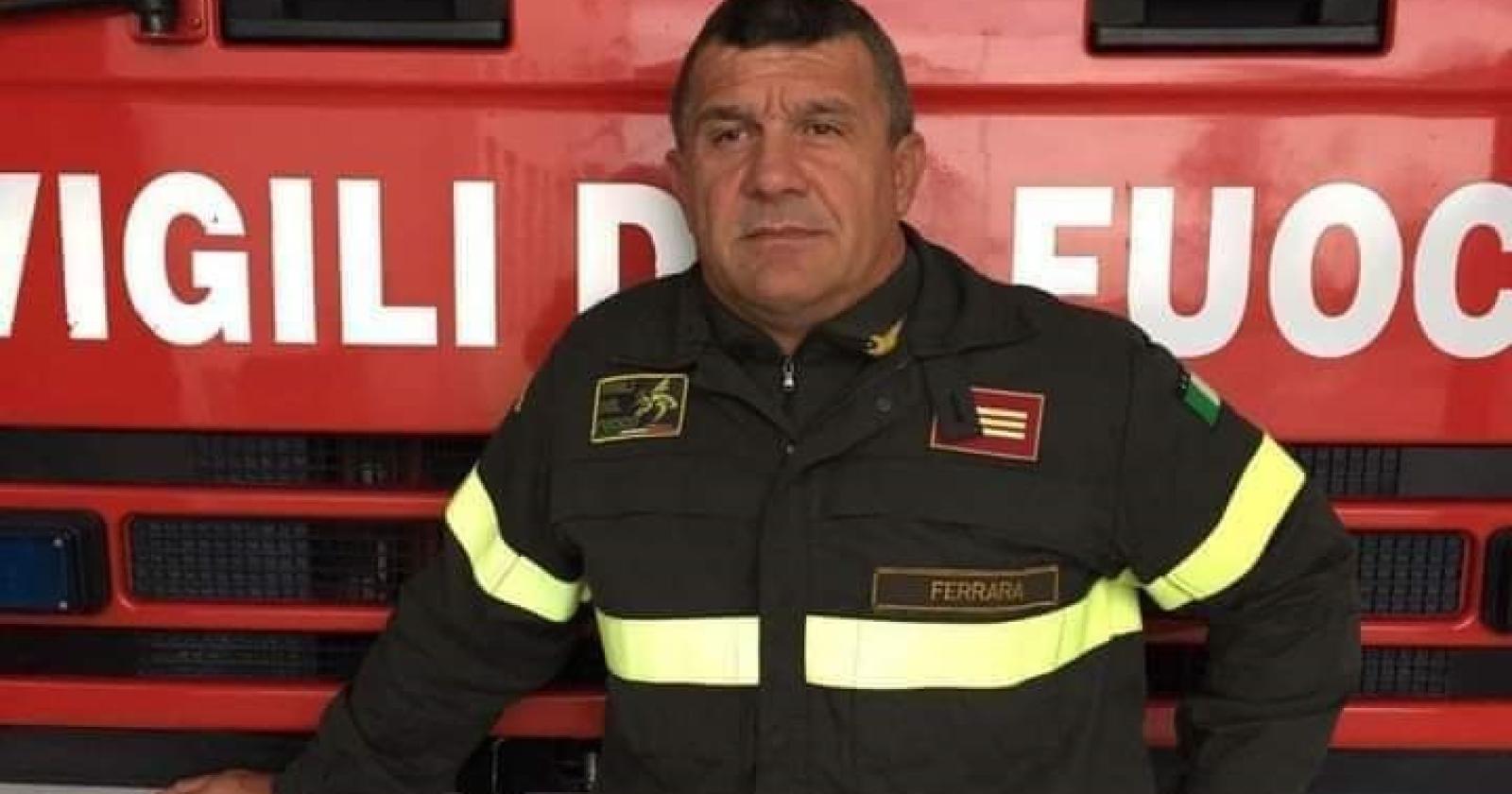 Addio Paolo, la famiglia dei vigili del fuoco piange un grande pompiere