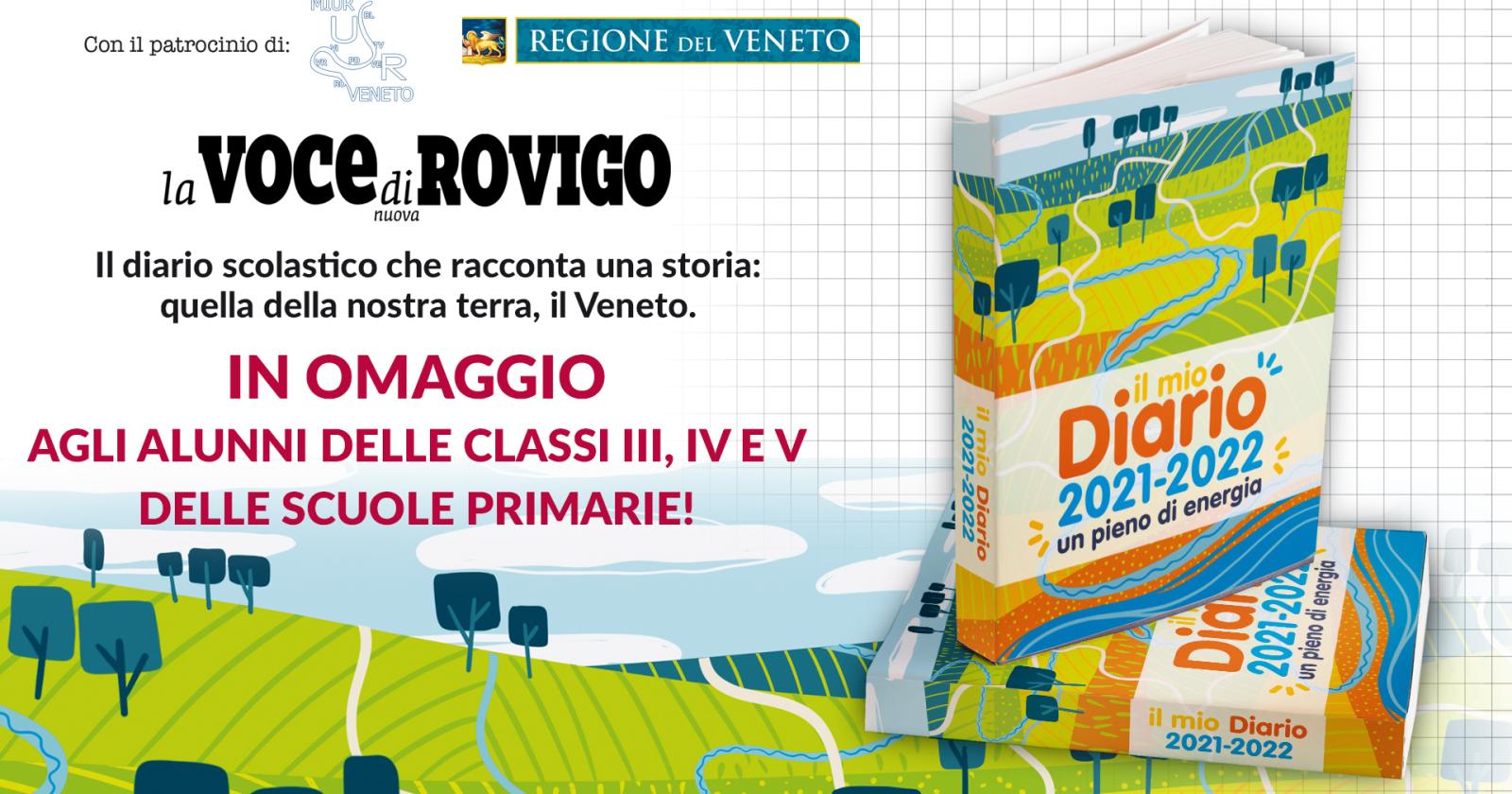 Diario scolastico 2021-2022 in omaggio agli studenti della scuola primaria