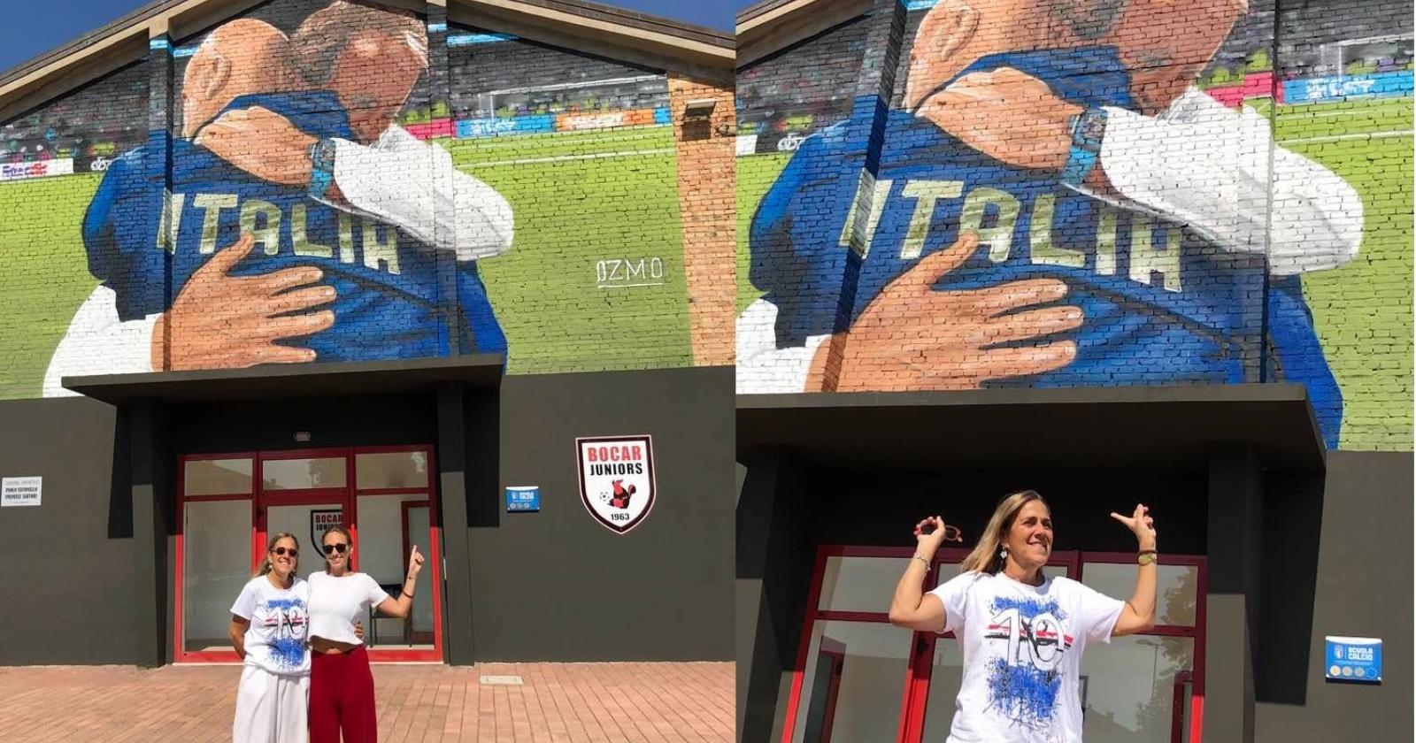 Da Genova per ammirare il murales di Vialli e Mancini