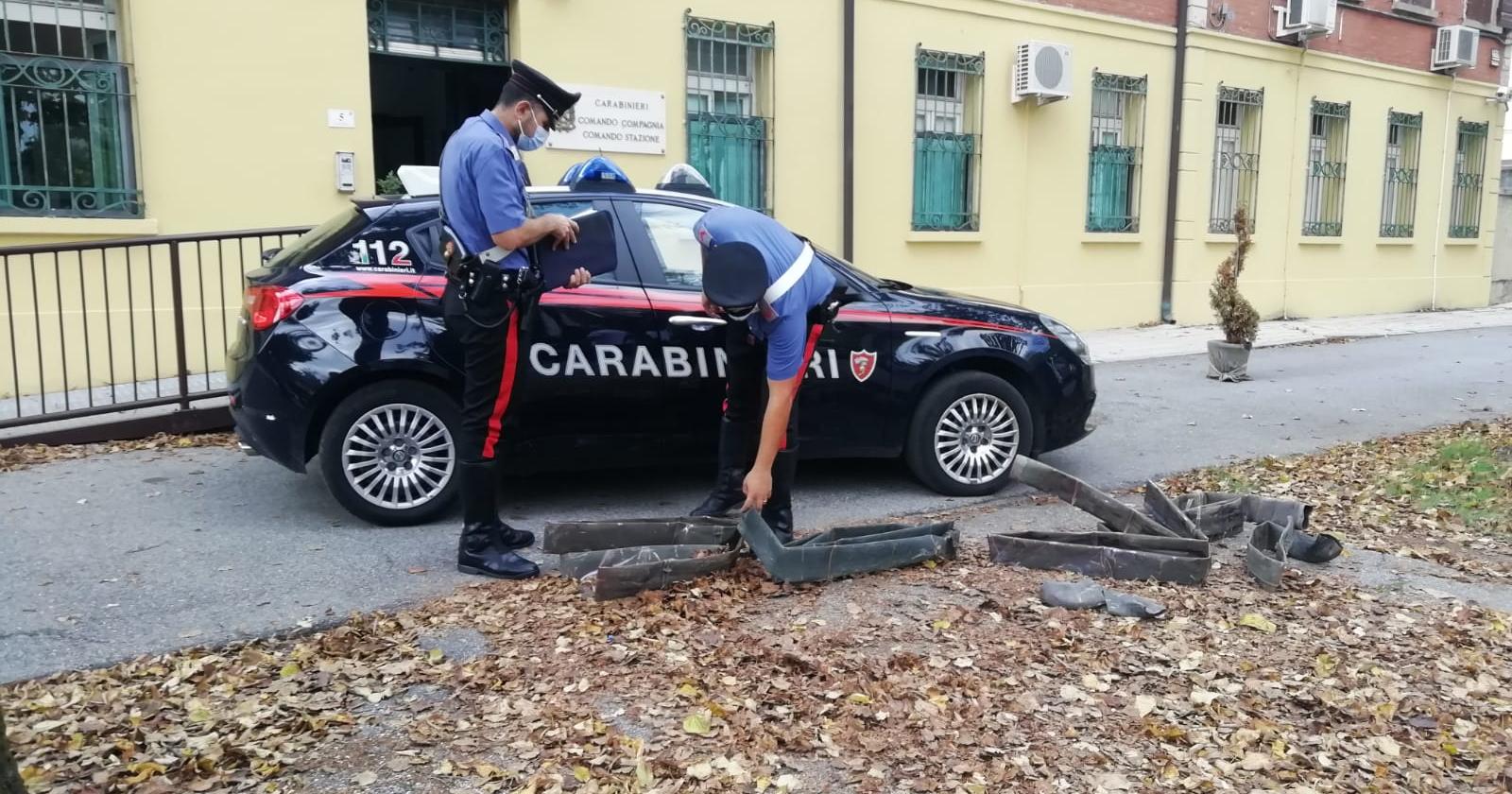 Rubava rame da case e cimiteri, in bicicletta. Arrestato un marocchino